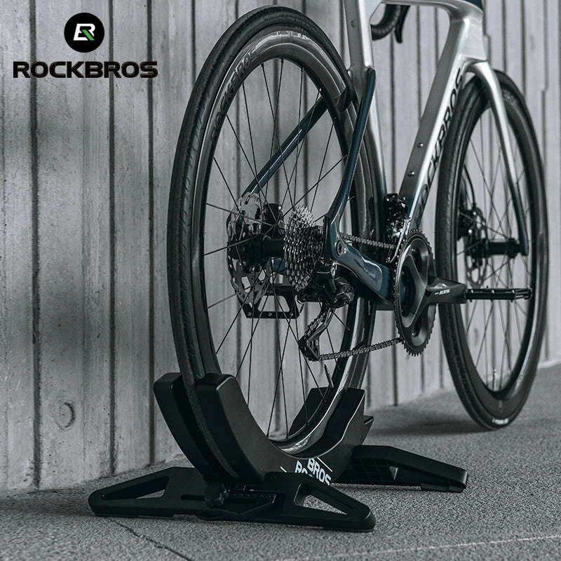 ROCKBROS Adjustable Bike Floor Stand for Versatile Tire Sizes