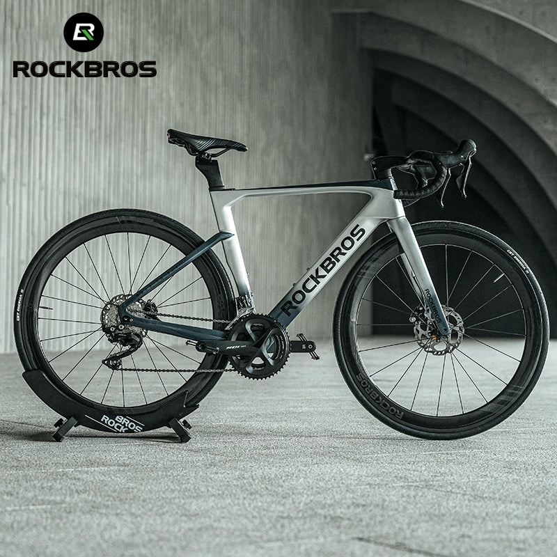 ROCKBROS Adjustable Bike Floor Stand for Versatile Tire Sizes