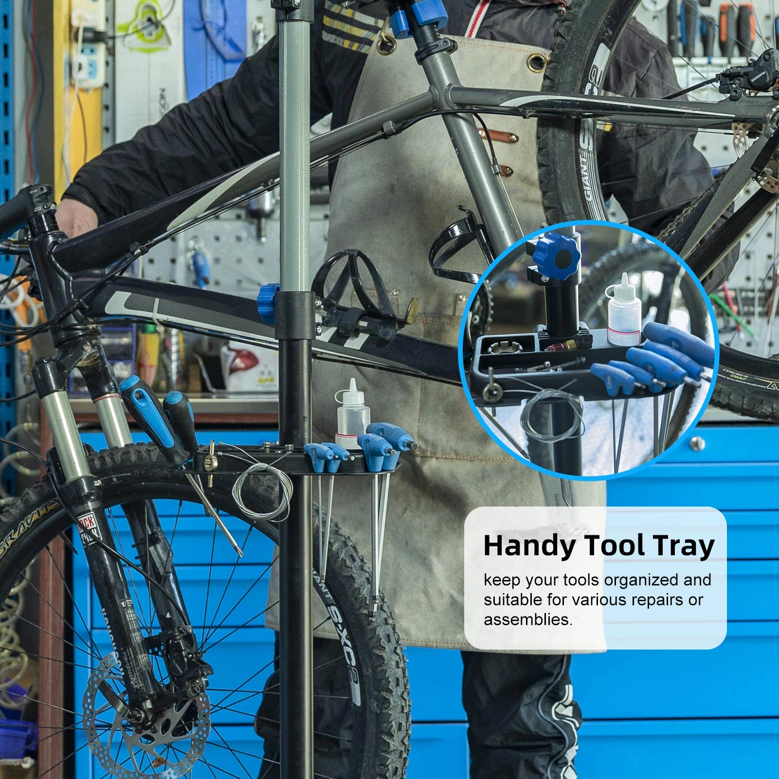 ROCKBROS Bike Repair Stand for Maintenance Height Adjustable