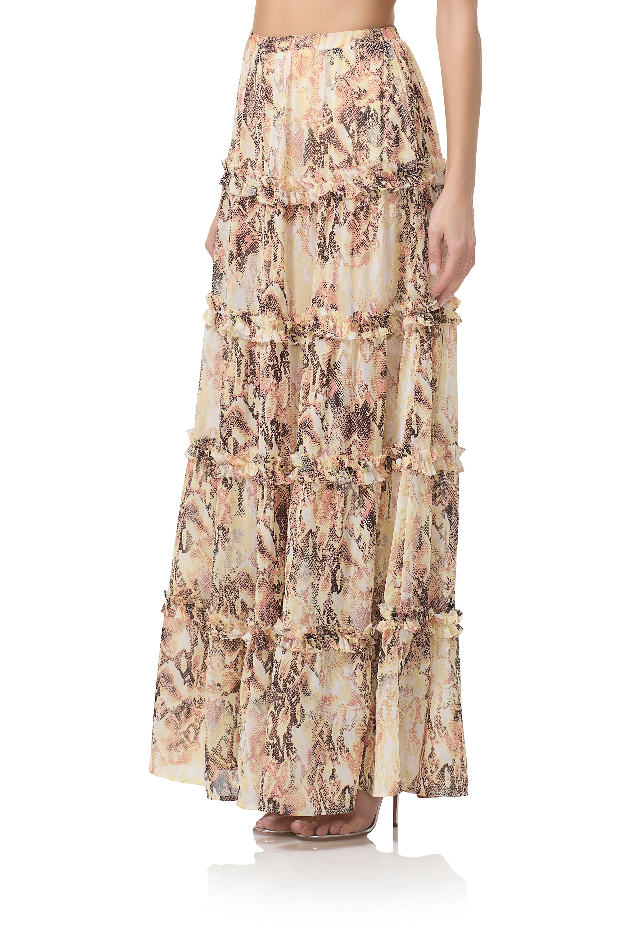 Sabina Maxi Skirt - Shine Snake