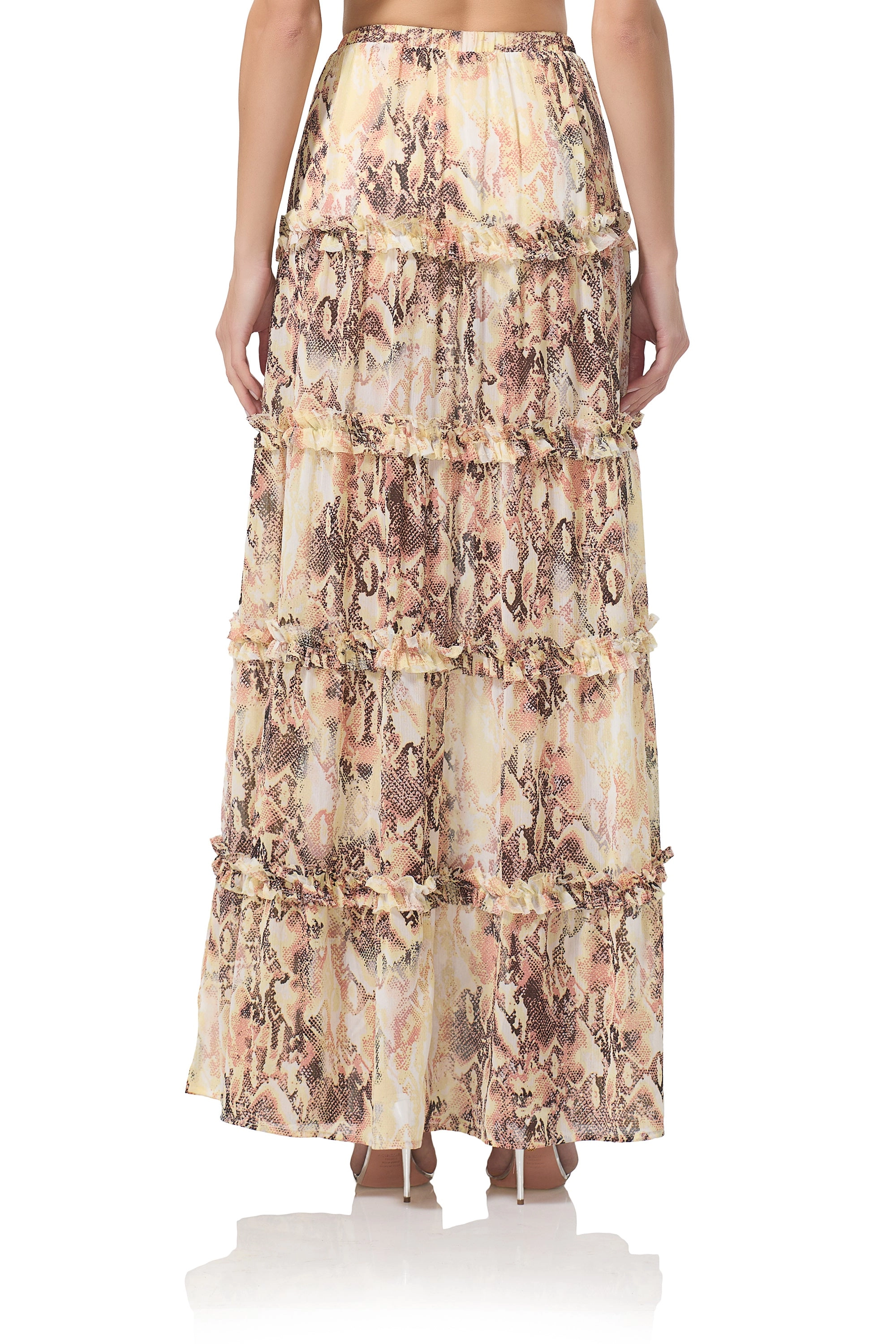 Sabina Maxi Skirt - Shine Snake