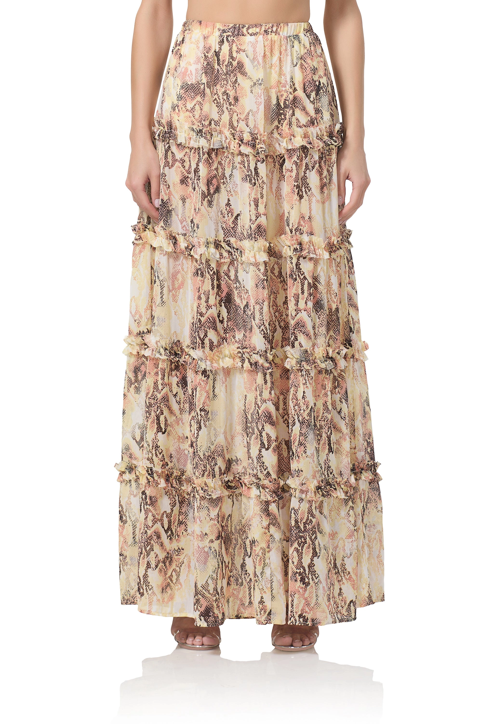 Sabina Maxi Skirt - Shine Snake