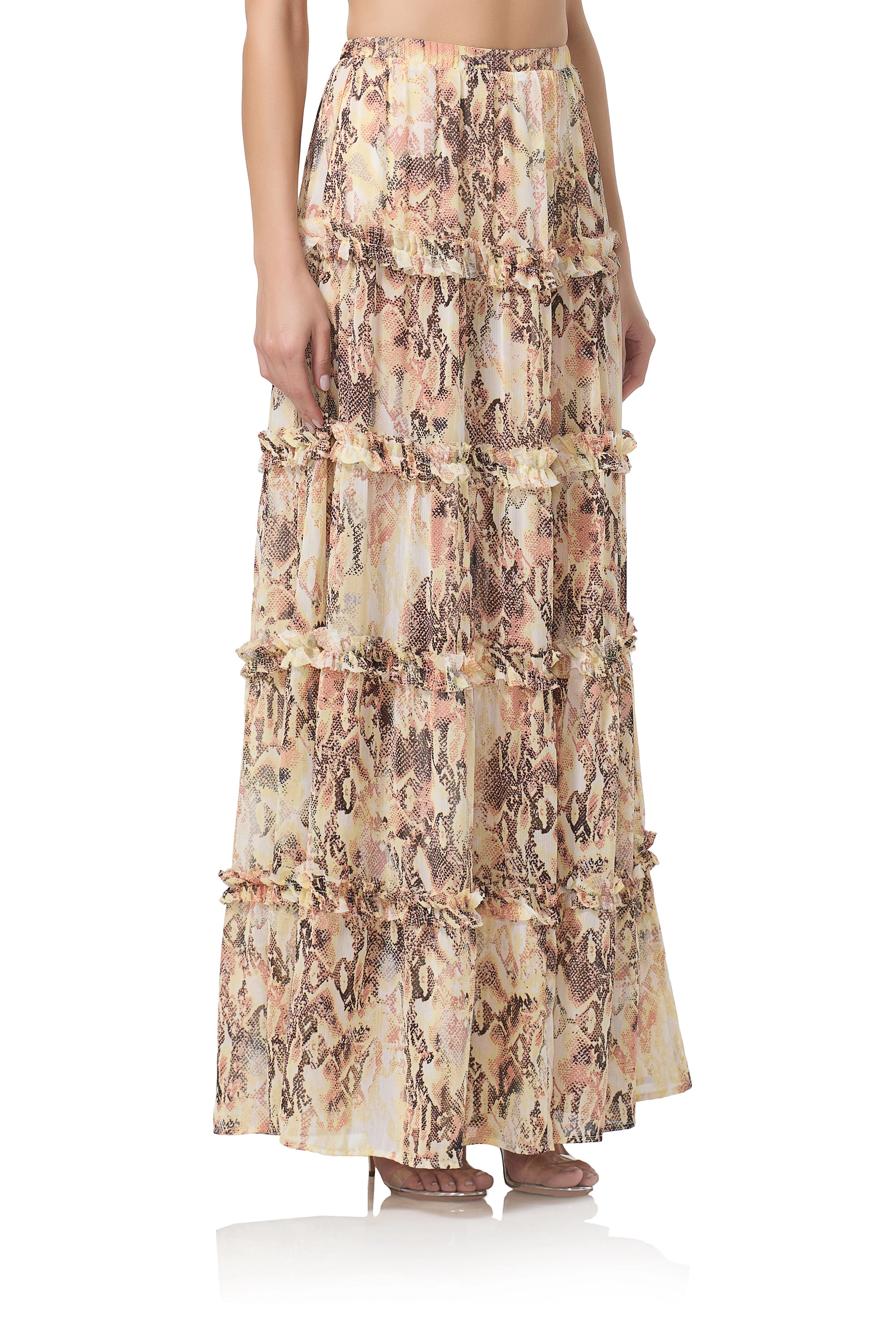 Sabina Maxi Skirt - Shine Snake