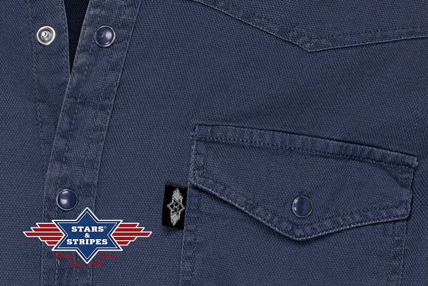 S&S Daniel Blue Men's Western Shirt
