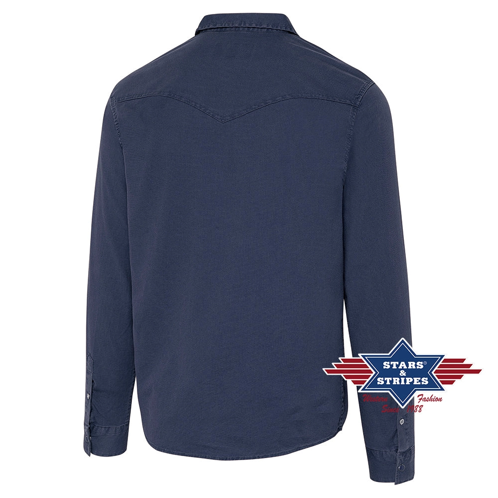S&S Daniel Blue Men's Western Shirt