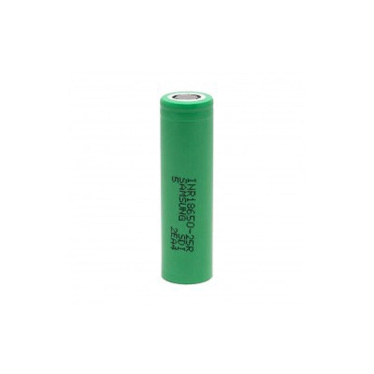 Samsung 25R 18650 INR 2500mAh 20A Flat Top Battery