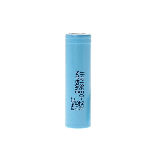 Samsung 25R 18650 INR 2500mAh 20A Flat Top Battery