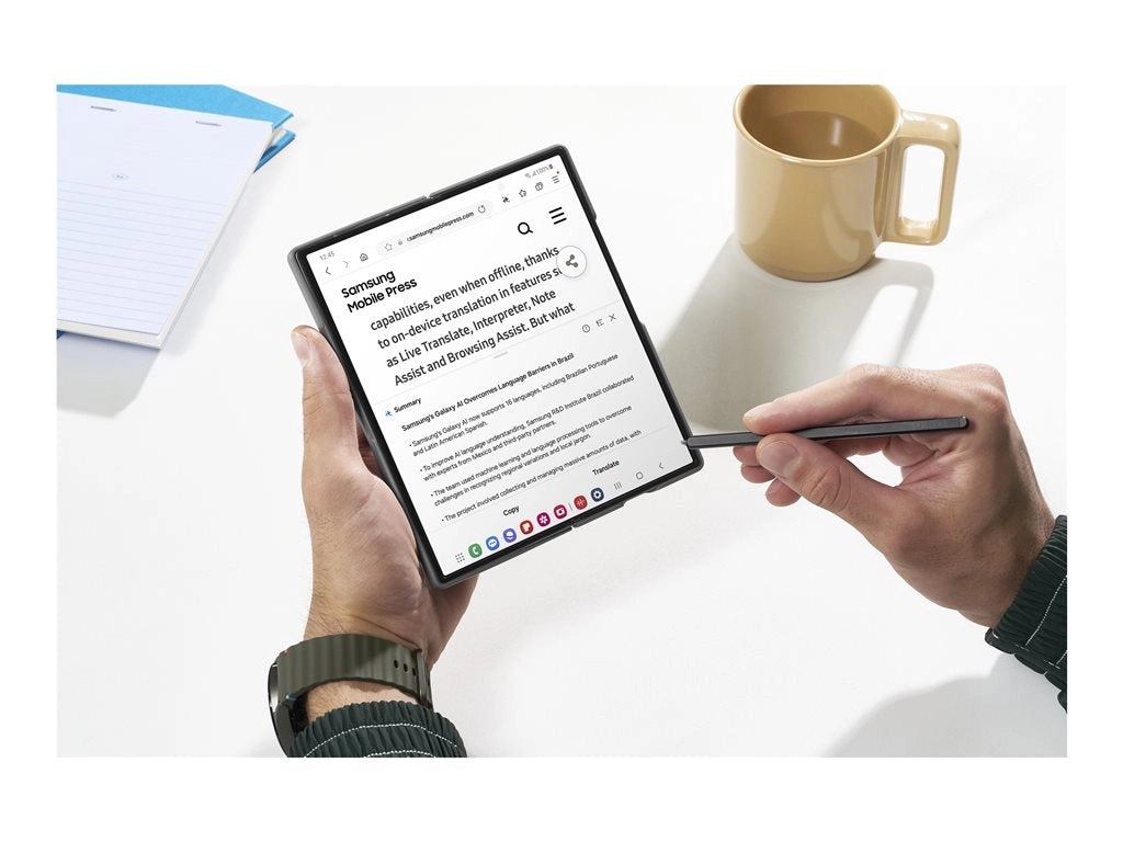 Samsung Galaxy Z Fold6 - 5G smartphone - dual-SIM - RAM 12 GB / Internal Memory 256 GB - OLED display - 7.6 - 7.6" - 2160 x 1856 SM-F956UZSAXAA