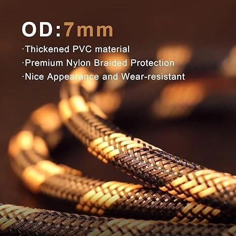 SKW  BG03 / BG-03 3.5mm Male to 2 RCA Male Audiophile Ultra-high Purity Copper Audio Cable