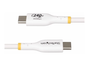 StarTech.com 13ft USB C Charging Cable, USB-IF Certified USB-C Cable 240W - USB cable - 24 pin USB-C (M) to 24 pin USB-C (M) USB2EPR13FW