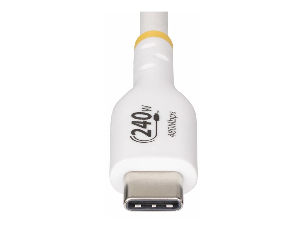 StarTech.com 3ft USB C Charging Cable, USB-IF Certified USB-C Cable, 240W - USB cable - 24 pin USB-C (M) to 24 pin USB-C (M) USB2EPR3FW