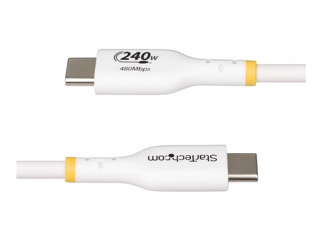 StarTech.com 3ft USB C Charging Cable, USB-IF Certified USB-C Cable, 240W - USB cable - 24 pin USB-C (M) to 24 pin USB-C (M) USB2EPR3FW