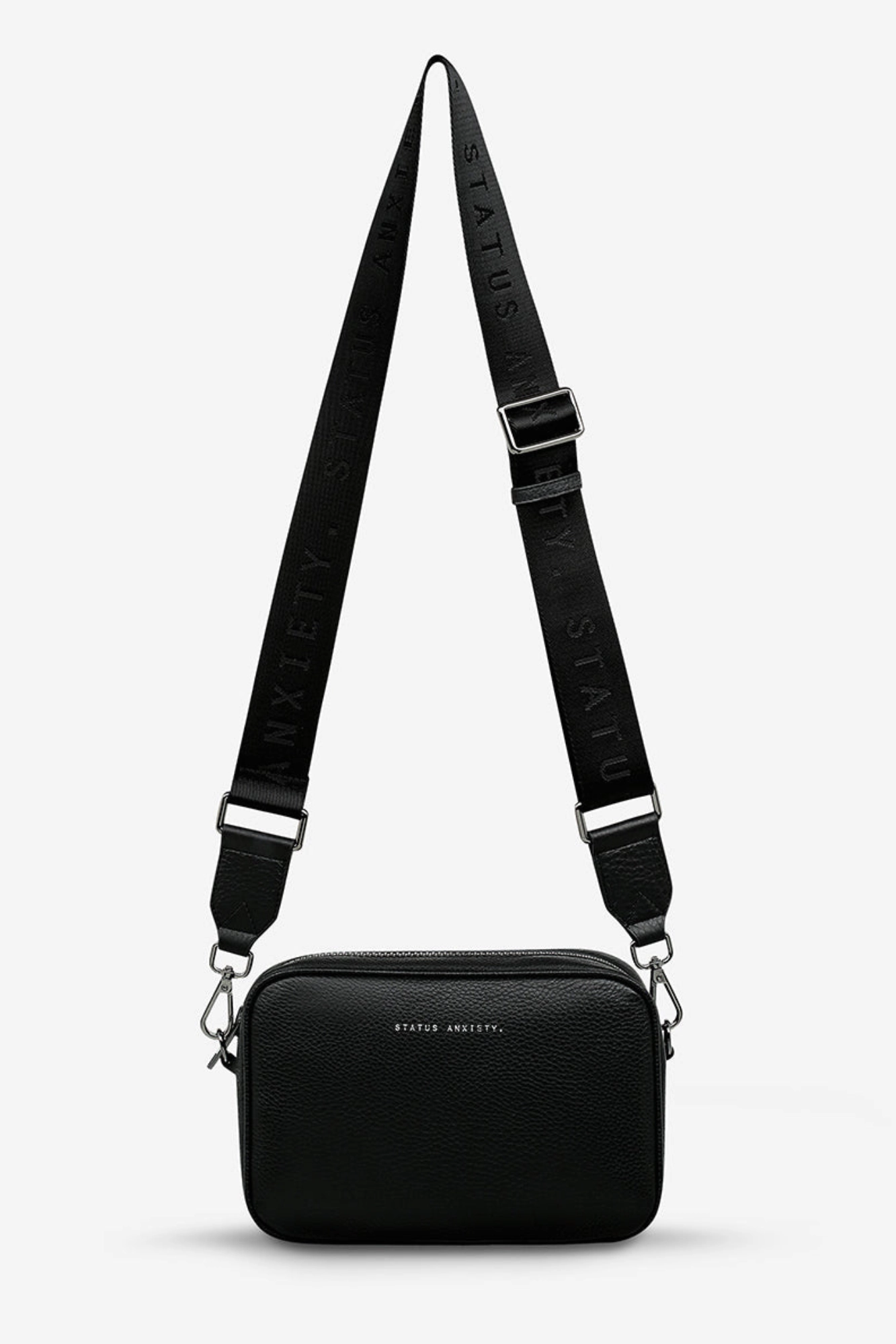 Status Anxiety Plunder With Webbed Strap Black