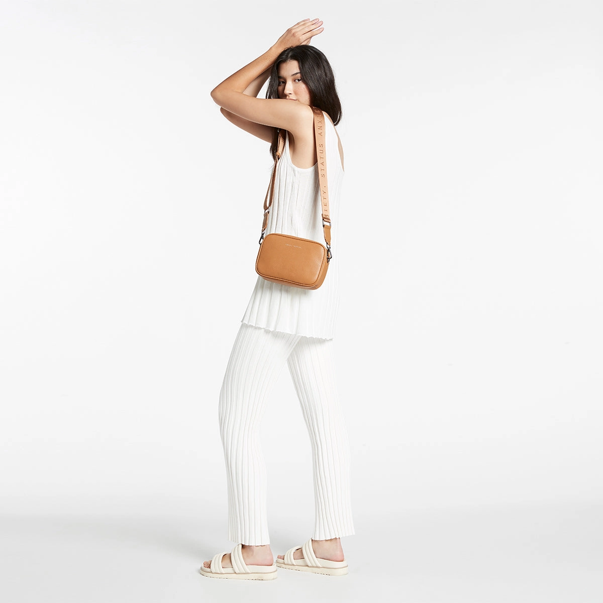 Status Anxiety Plunder With Webbed Strap Tan