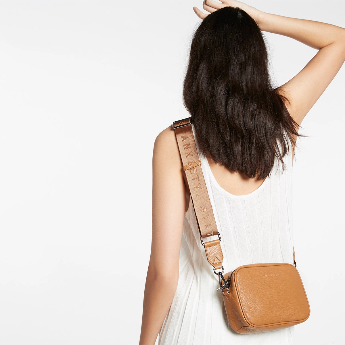 Status Anxiety Plunder With Webbed Strap Tan