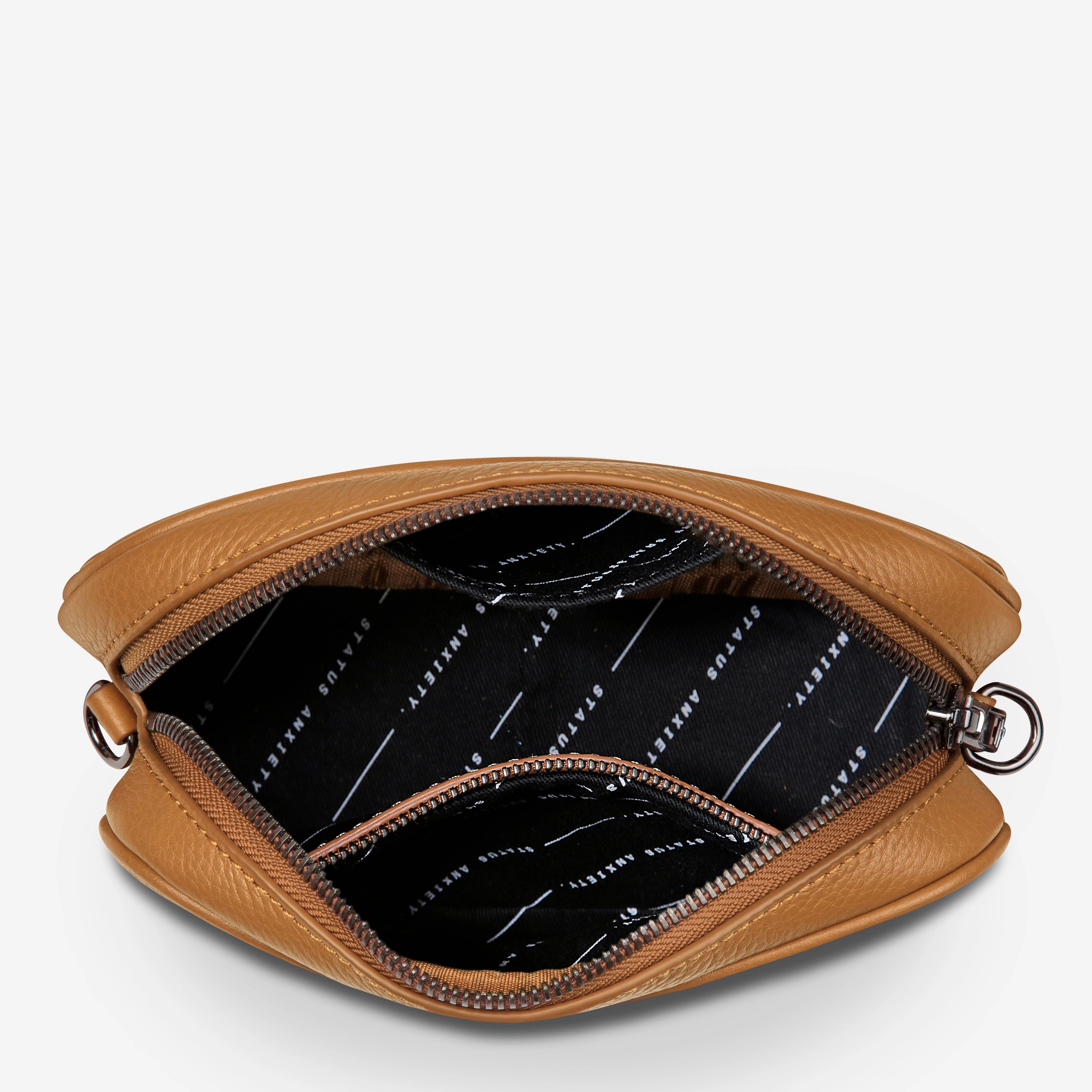 Status Anxiety Plunder With Webbed Strap Tan