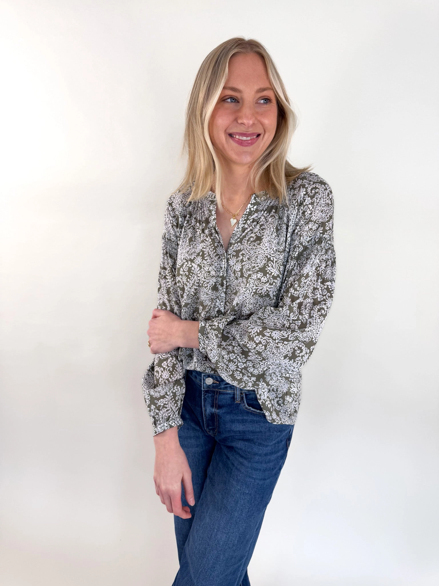 Sunday's Best Long Sleeve Blouse