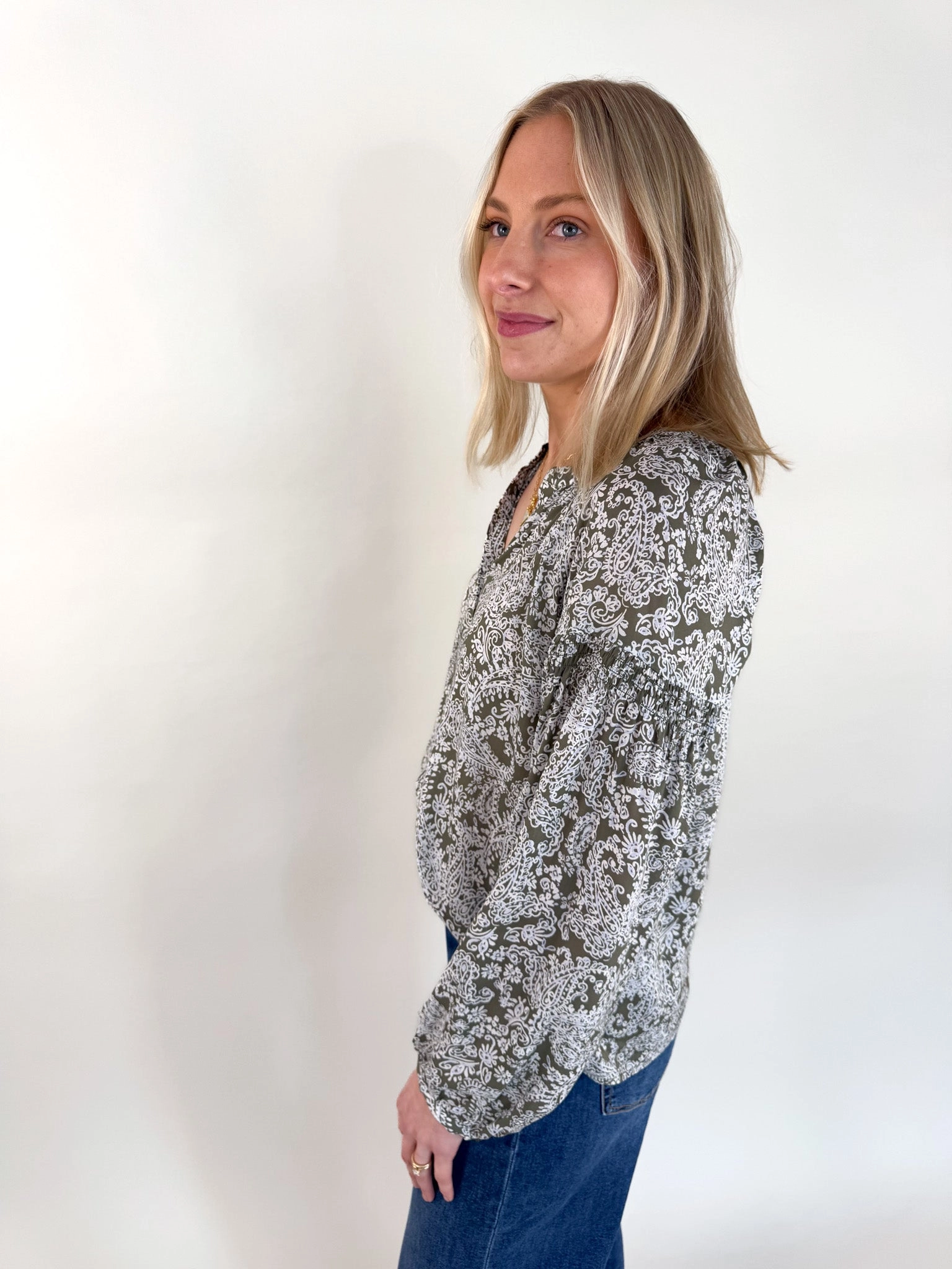 Sunday's Best Long Sleeve Blouse