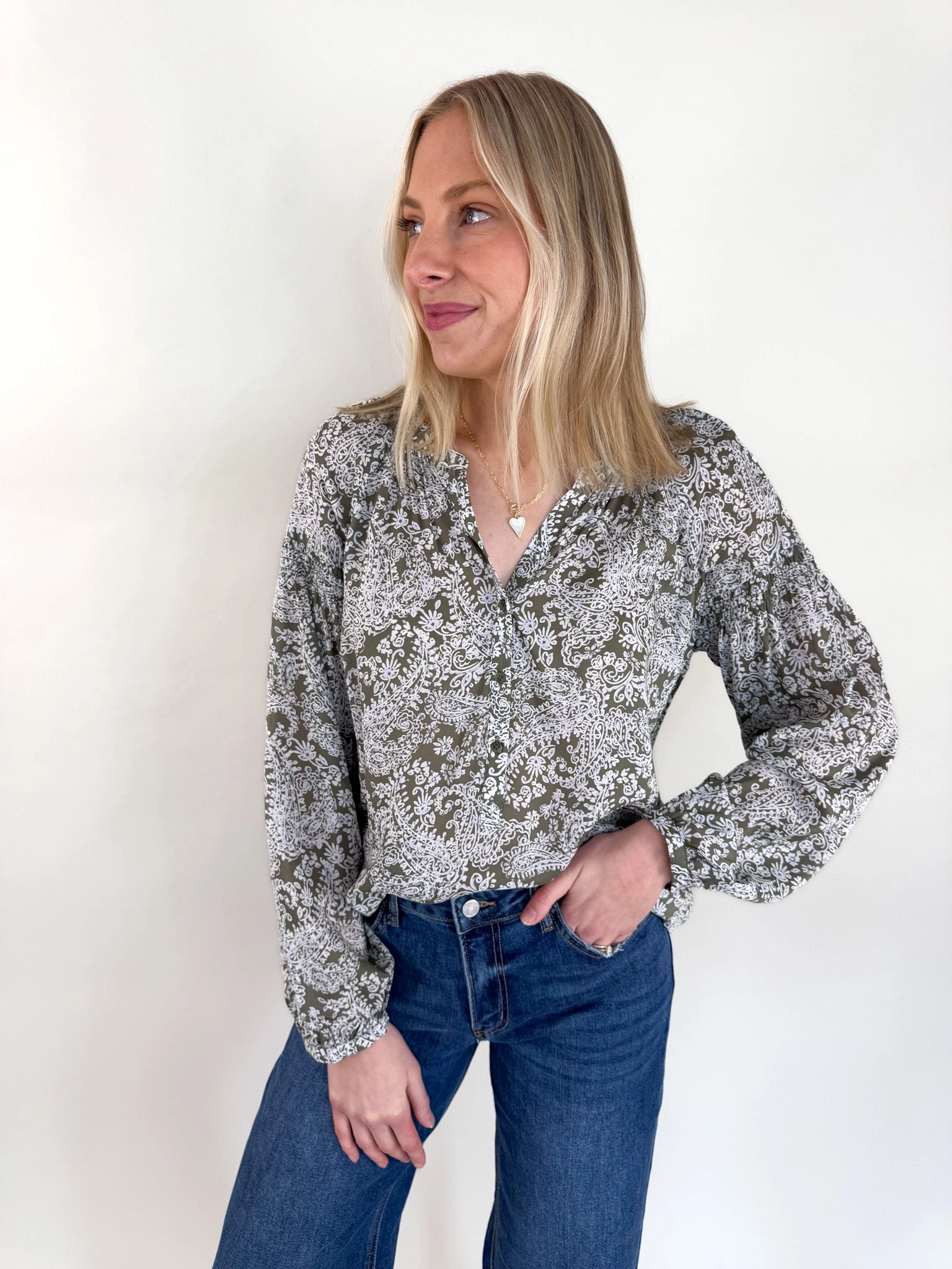 Sunday's Best Long Sleeve Blouse