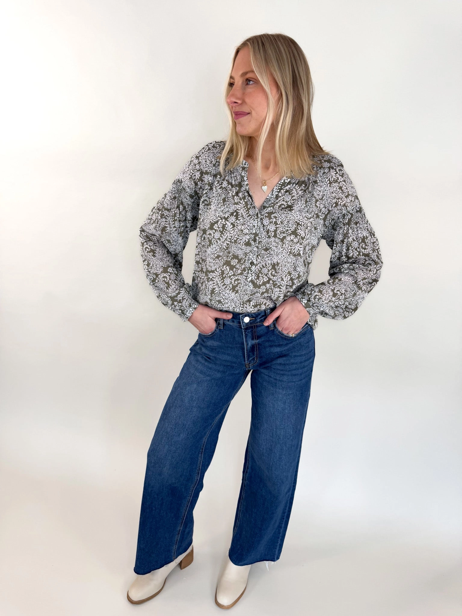 Sunday's Best Long Sleeve Blouse