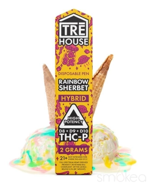 TRĒ House 2g Delta Blend Vape - Rainbow Sherbet