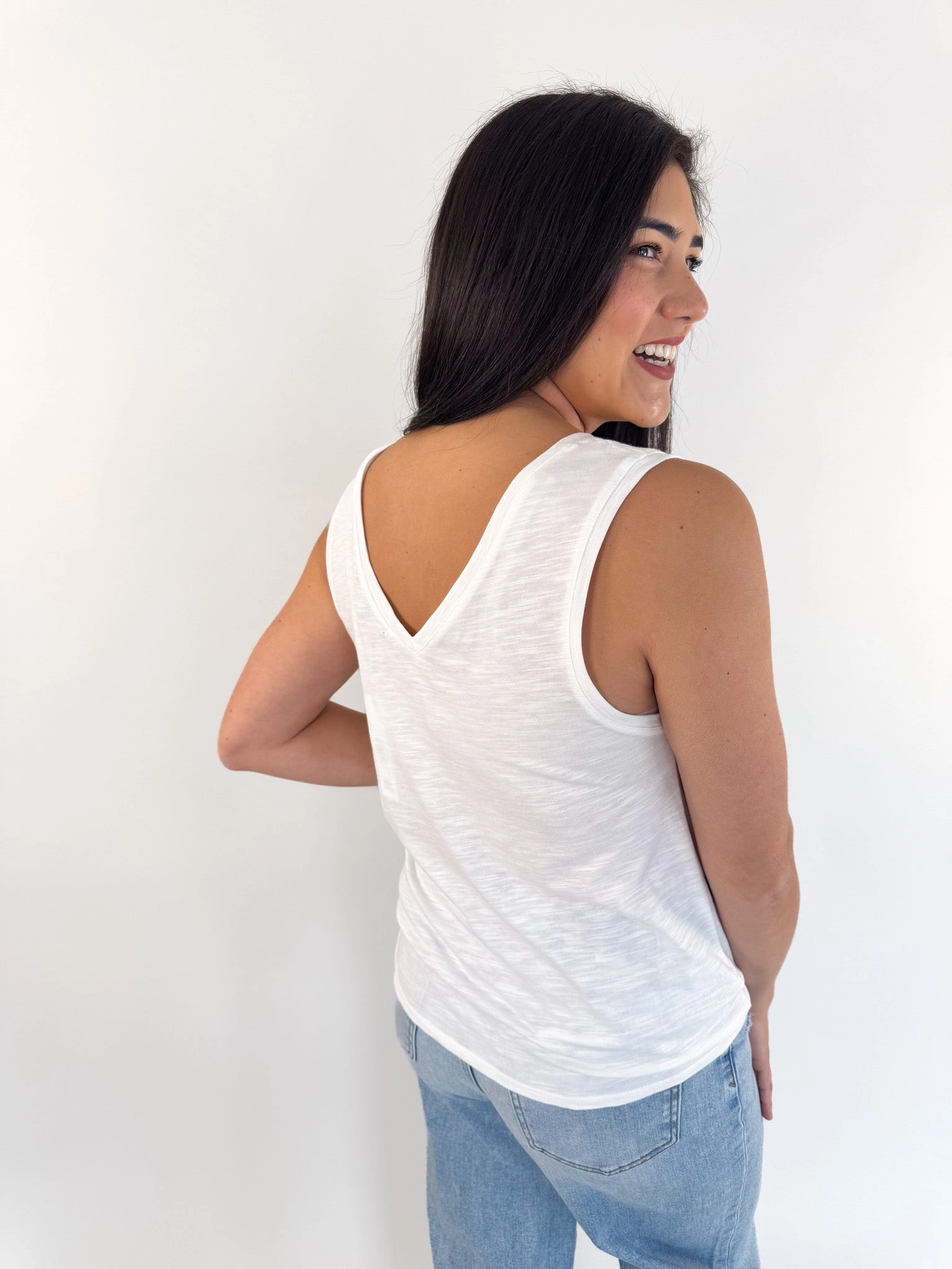 Valerie V-Neck Tie Tank