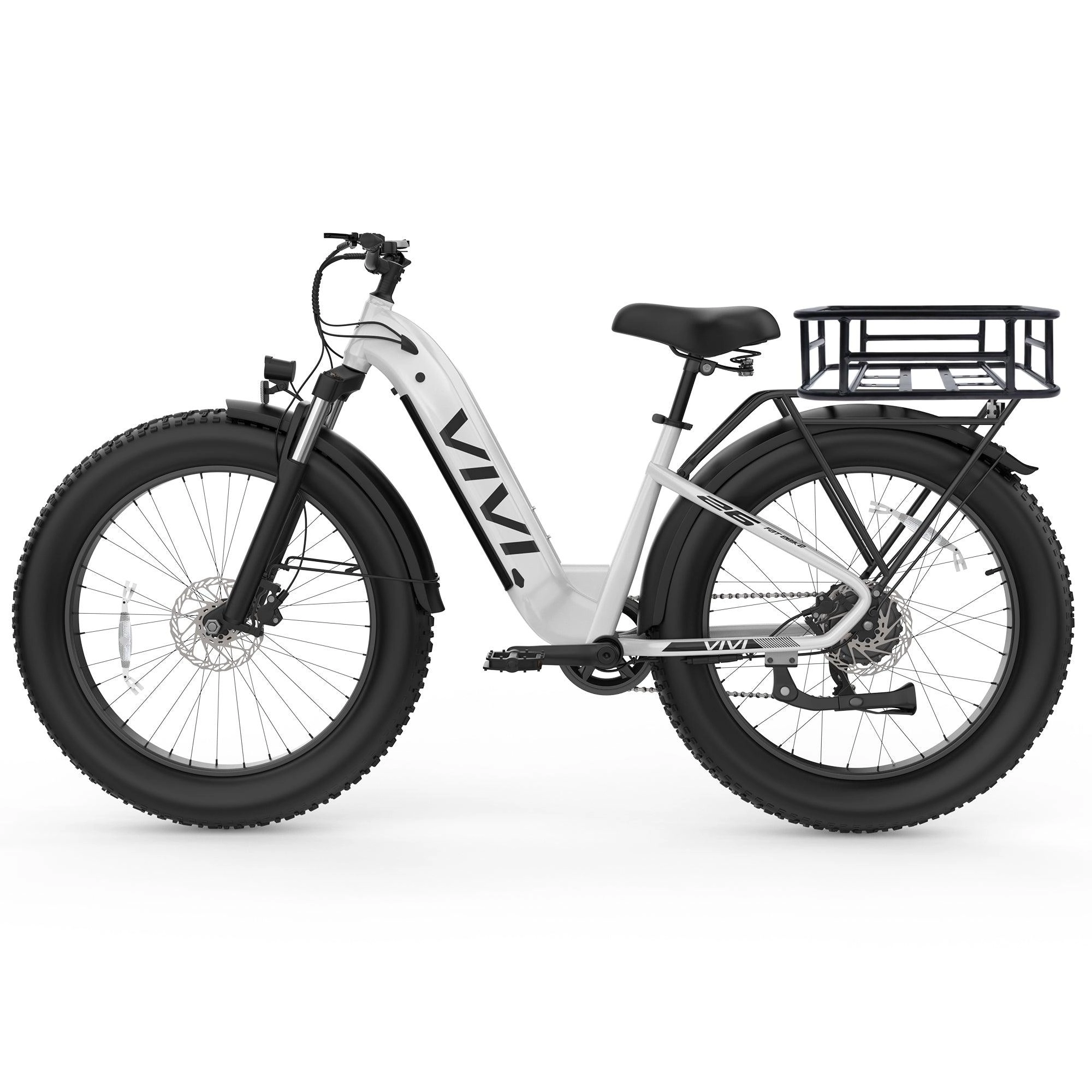 VIVI ACE07 Electric Bike Step Thru Fat Tire Electric Bike UL2849 Certified