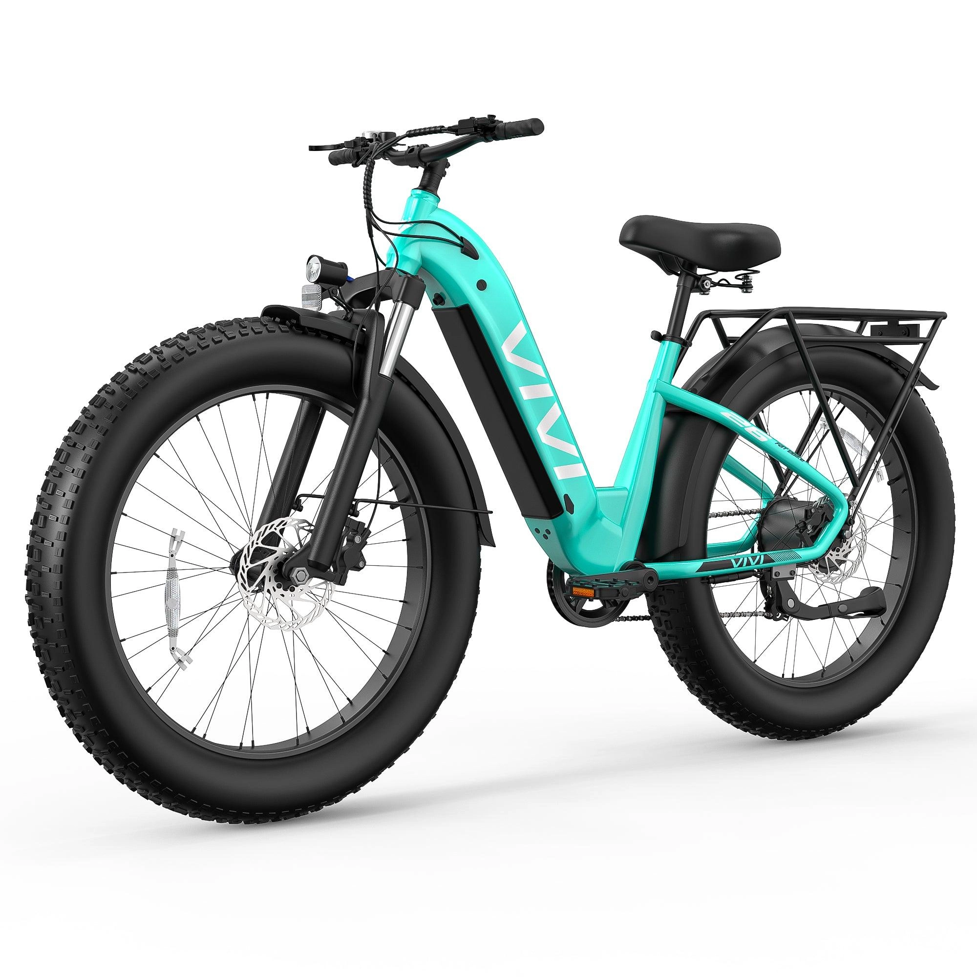 VIVI ACE07 Electric Bike Step Thru Fat Tire Electric Bike UL2849 Certified