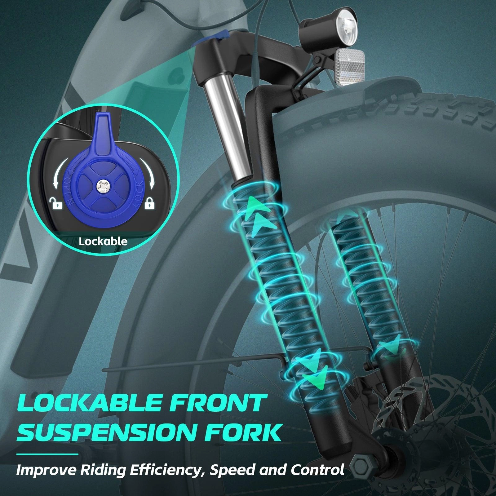 VIVI ACE07 Electric Bike Step Thru Fat Tire Electric Bike UL2849 Certified