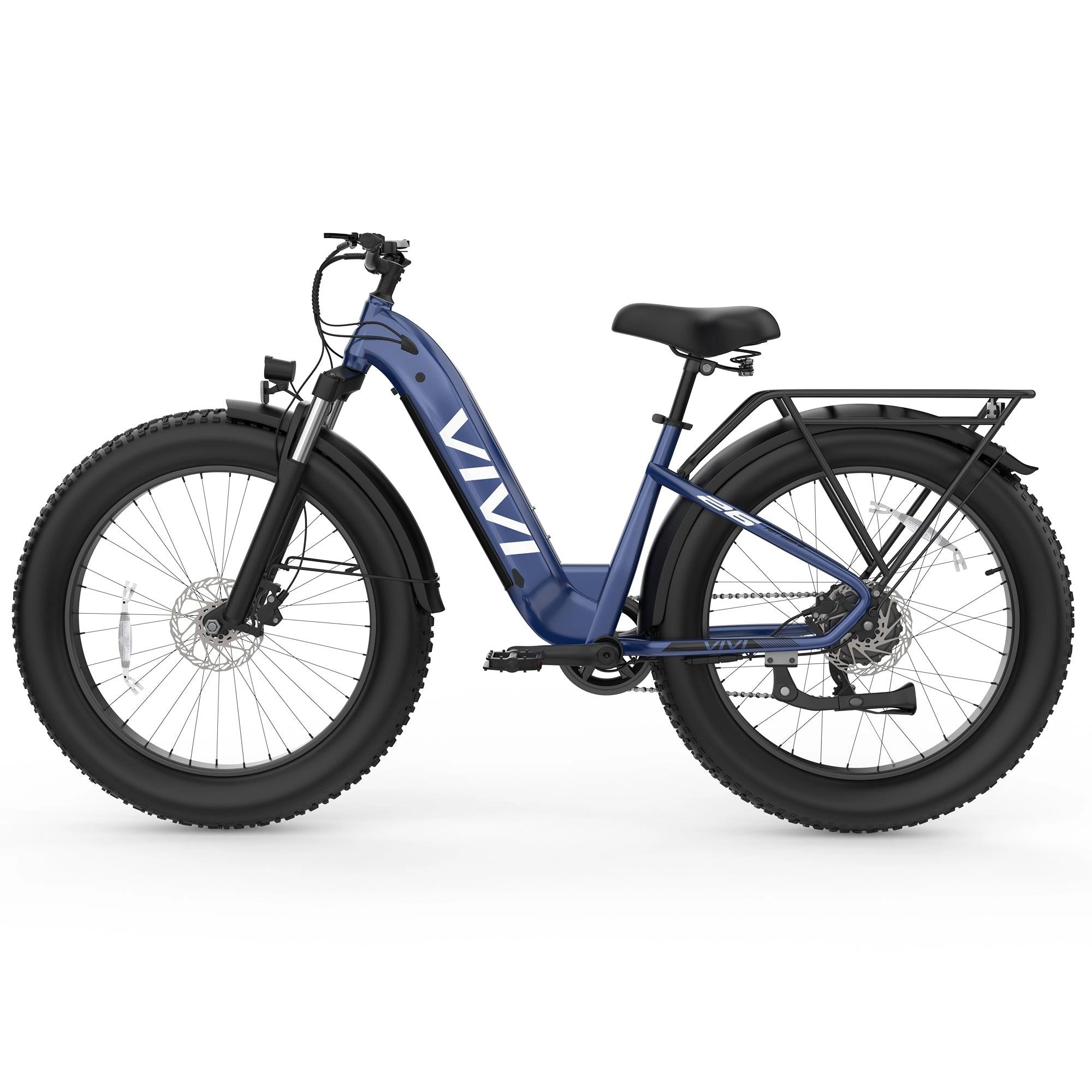 VIVI ACE07 Electric Bike Step Thru Fat Tire Electric Bike UL2849 Certified