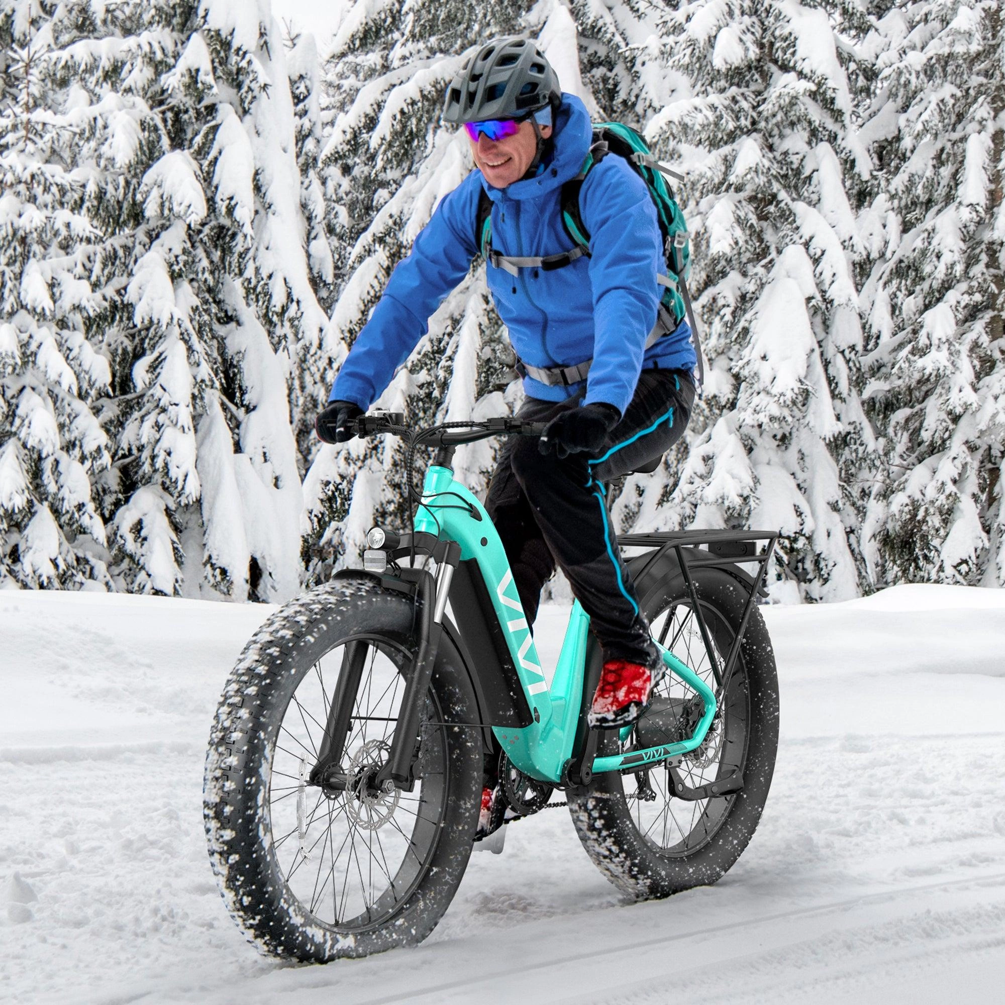 VIVI ACE07 Electric Bike Step Thru Fat Tire Electric Bike UL2849 Certified