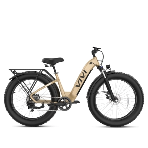 VIVI ACE07 Electric Bike Step Thru Fat Tire Electric Bike UL2849 Certified