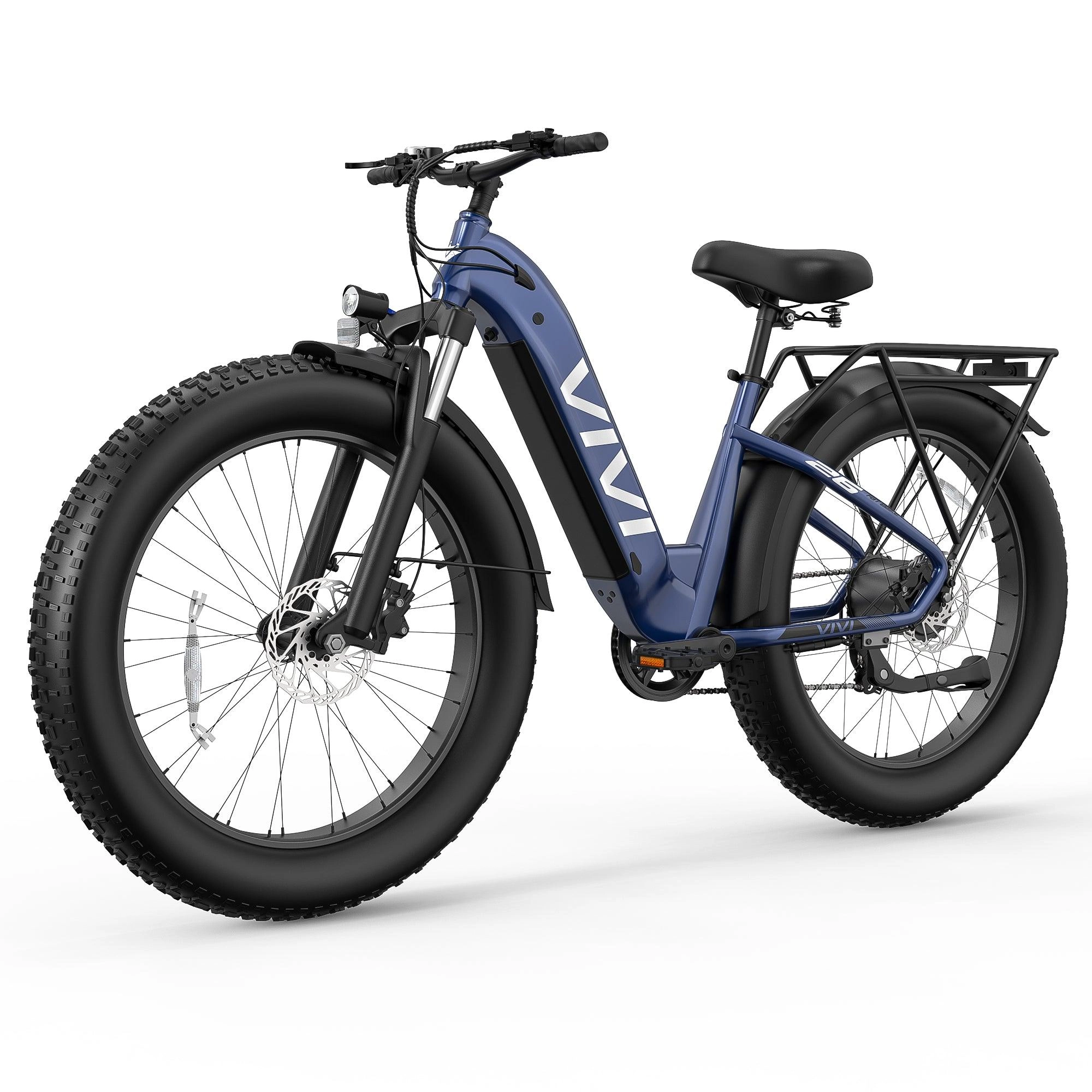VIVI ACE07 Electric Bike Step Thru Fat Tire Electric Bike UL2849 Certified