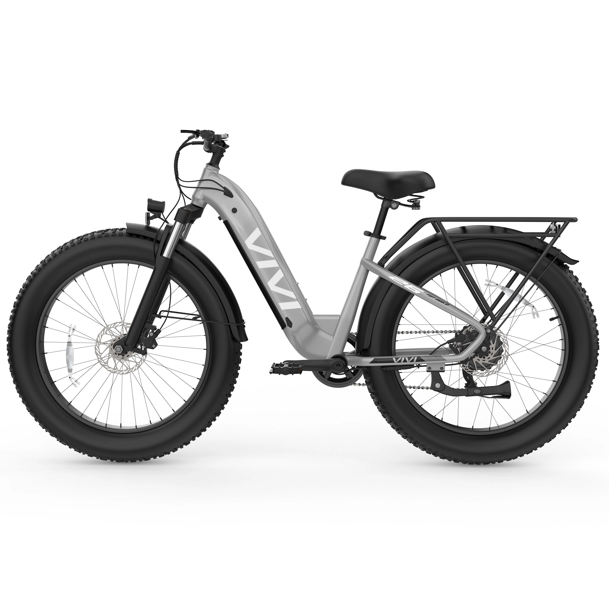VIVI ACE07 Electric Bike Step Thru Fat Tire Electric Bike UL2849 Certified