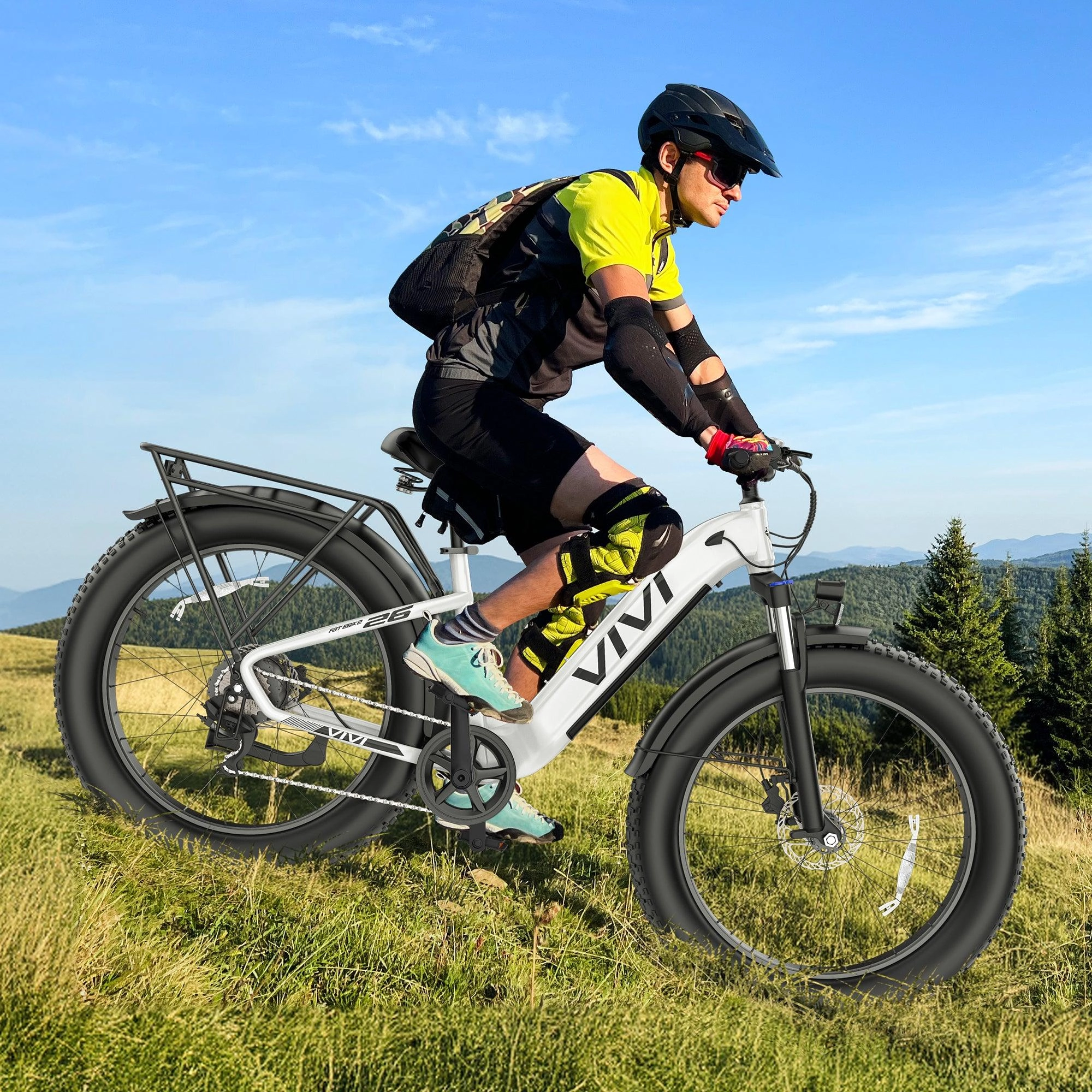 VIVI ACE07 Electric Bike Step Thru Fat Tire Electric Bike UL2849 Certified