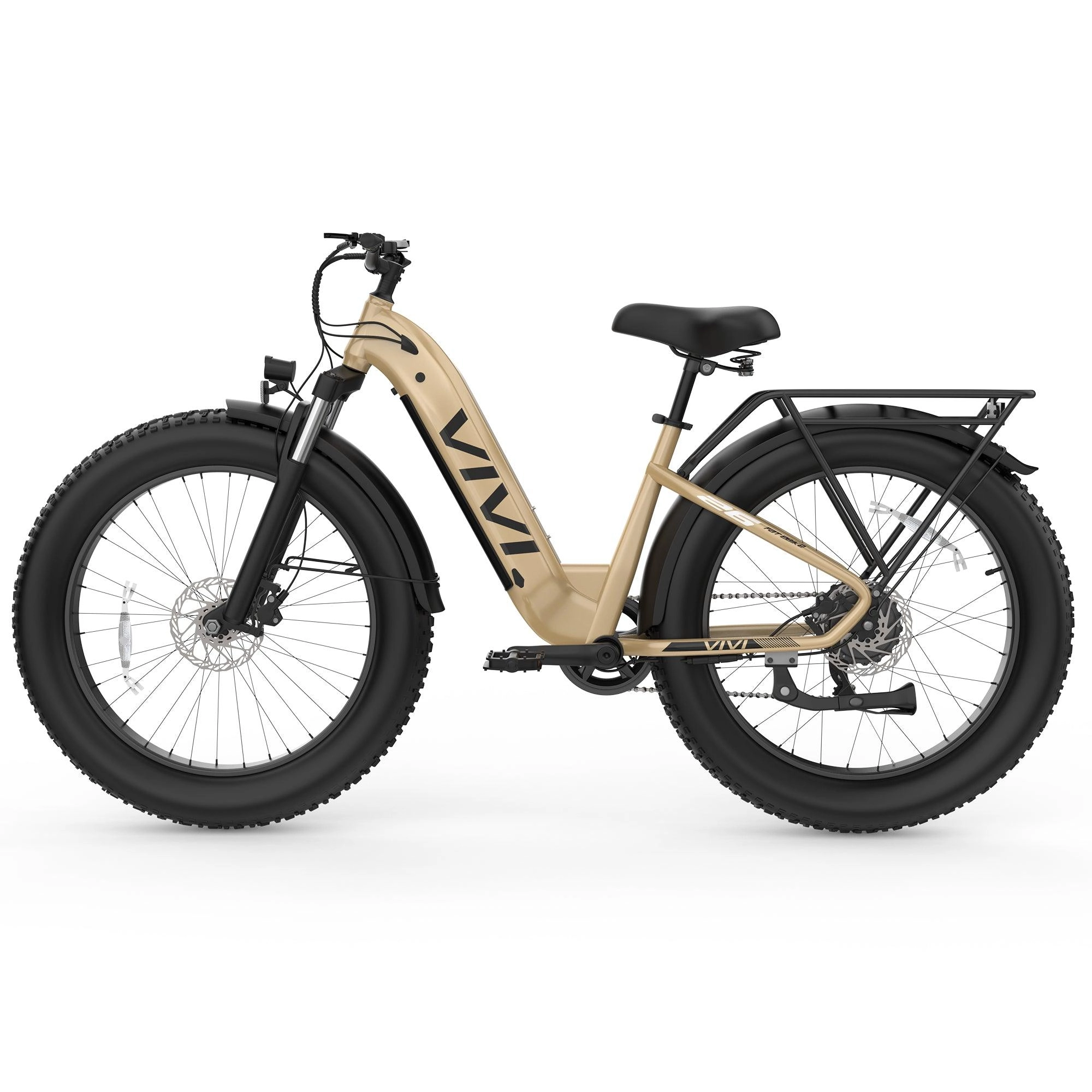 VIVI ACE07 Electric Bike Step Thru Fat Tire Electric Bike UL2849 Certified