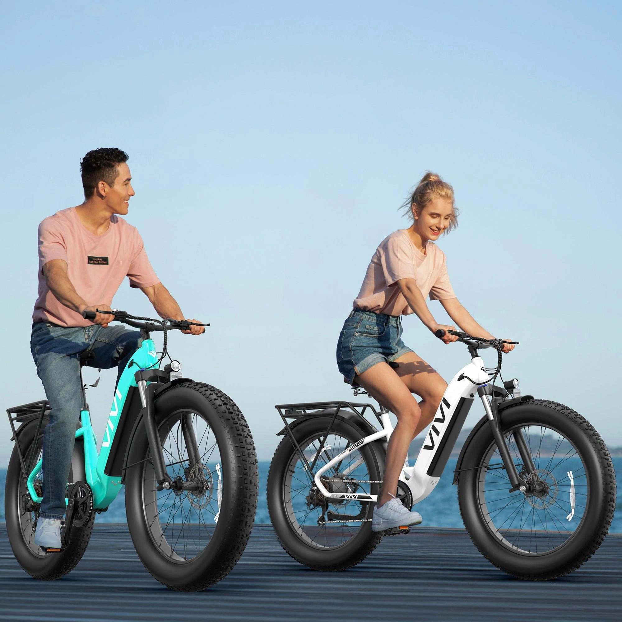 VIVI ACE07 Electric Bike Step Thru Fat Tire Electric Bike UL2849 Certified