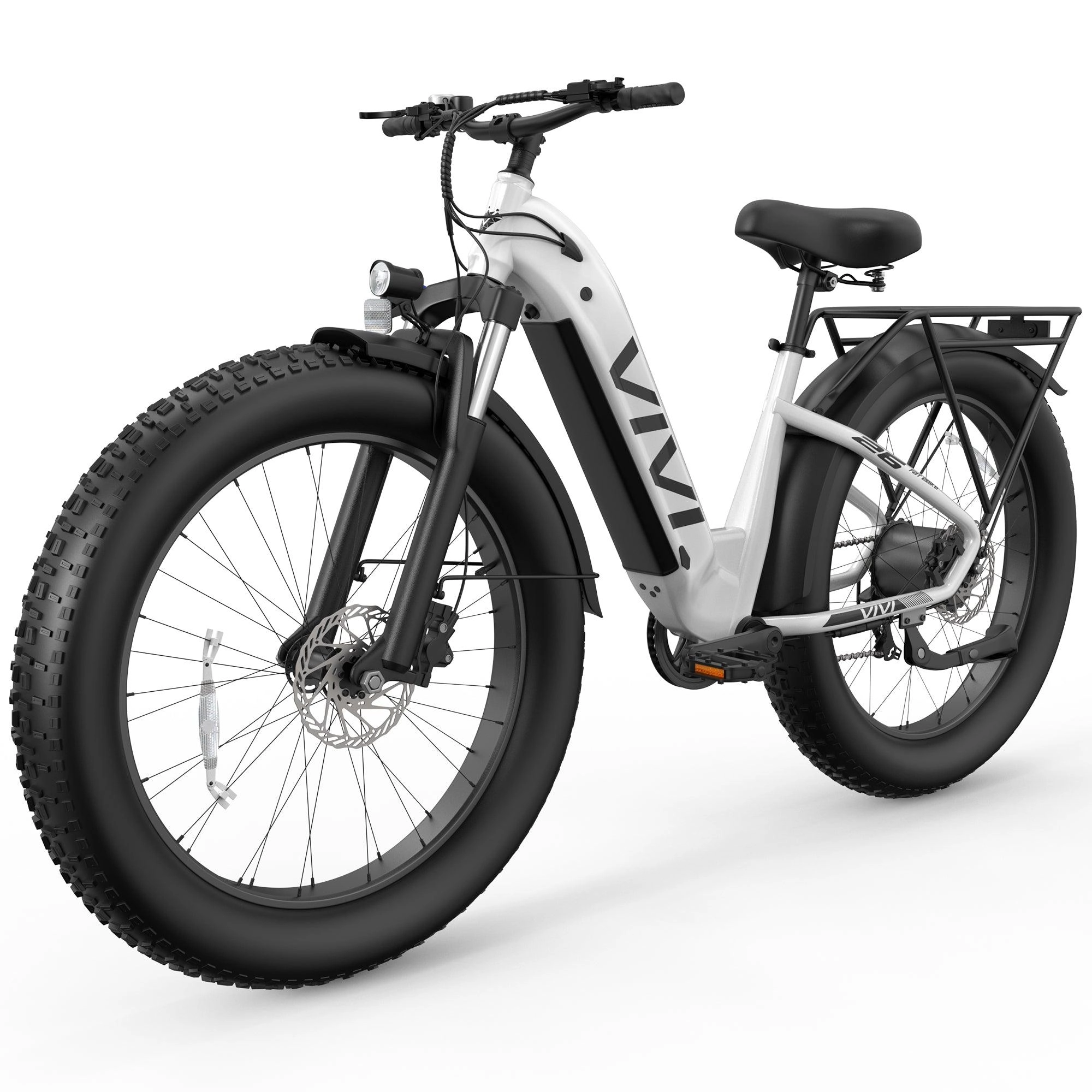 VIVI ACE07 Electric Bike Step Thru Fat Tire Electric Bike UL2849 Certified