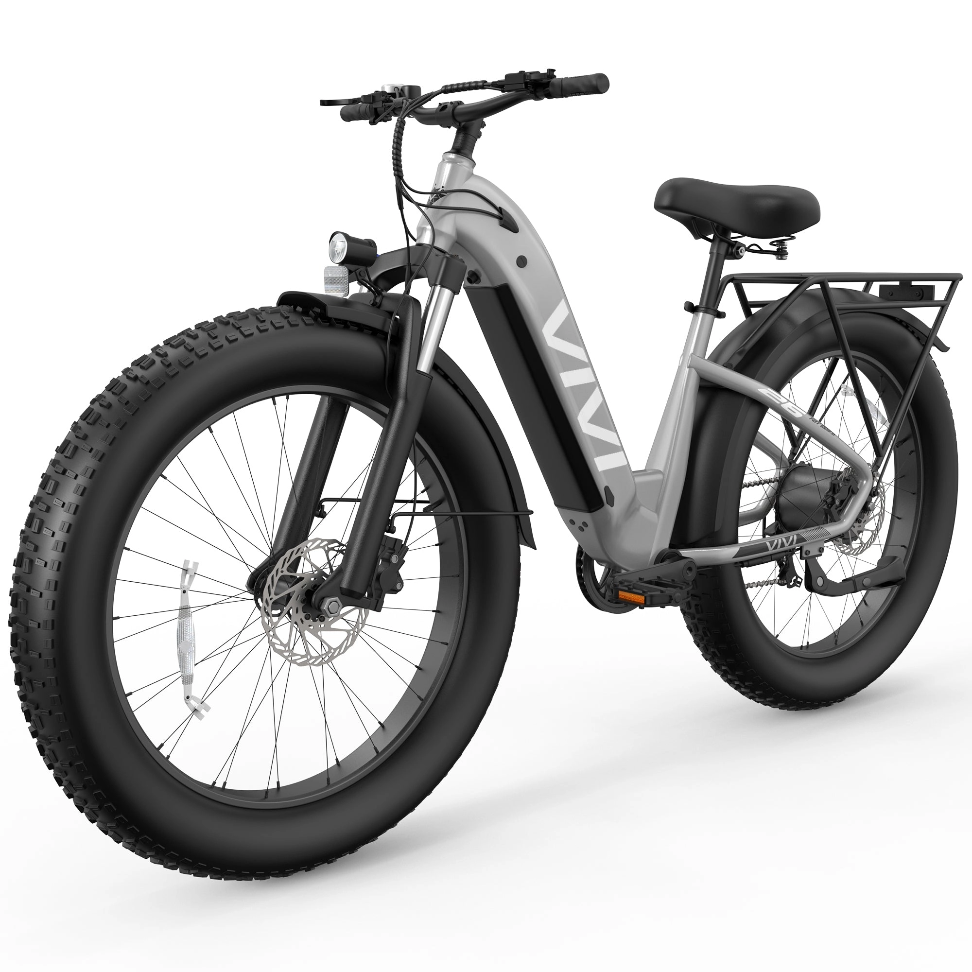 VIVI ACE07 Electric Bike Step Thru Fat Tire Electric Bike UL2849 Certified