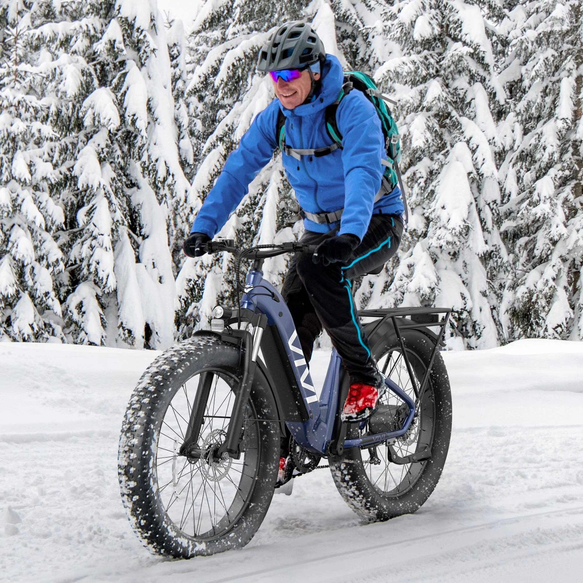 VIVI ACE07 Electric Bike Step Thru Fat Tire Electric Bike UL2849 Certified