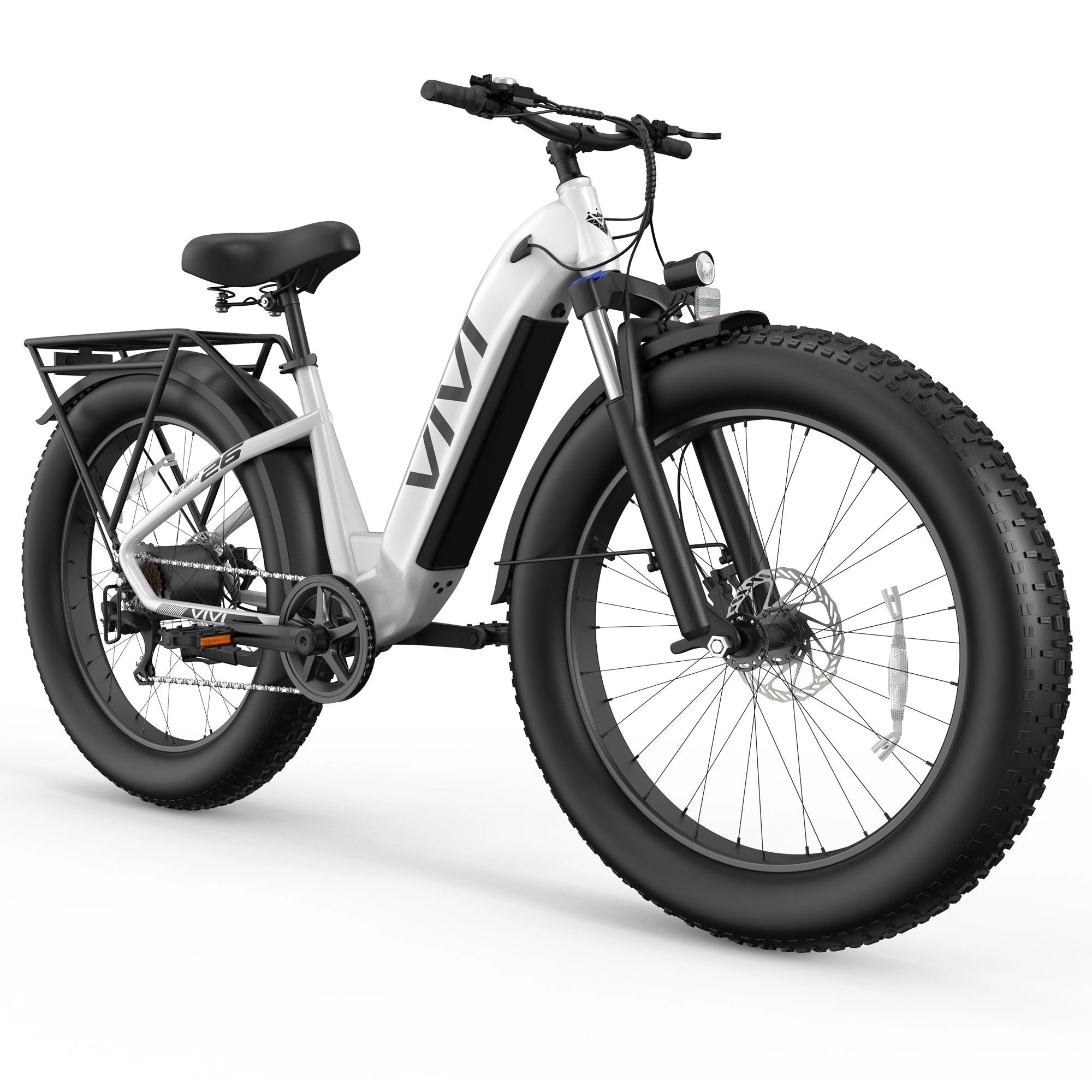 VIVI ACE07 Electric Bike Step Thru Fat Tire Electric Bike UL2849 Certified