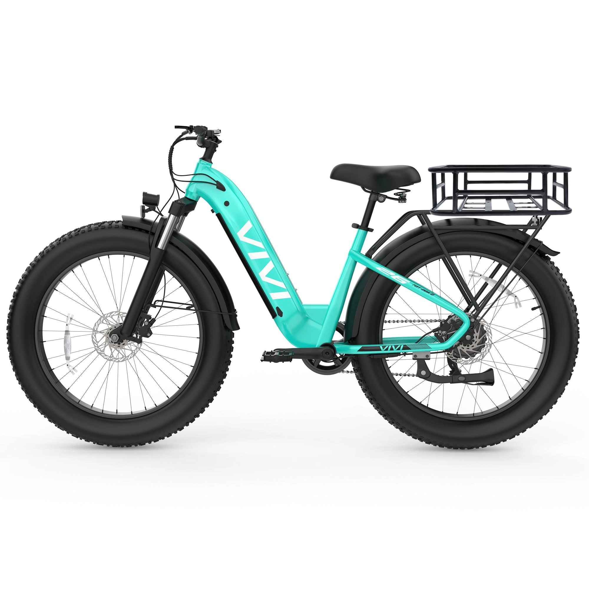 VIVI ACE07 Electric Bike Step Thru Fat Tire Electric Bike UL2849 Certified