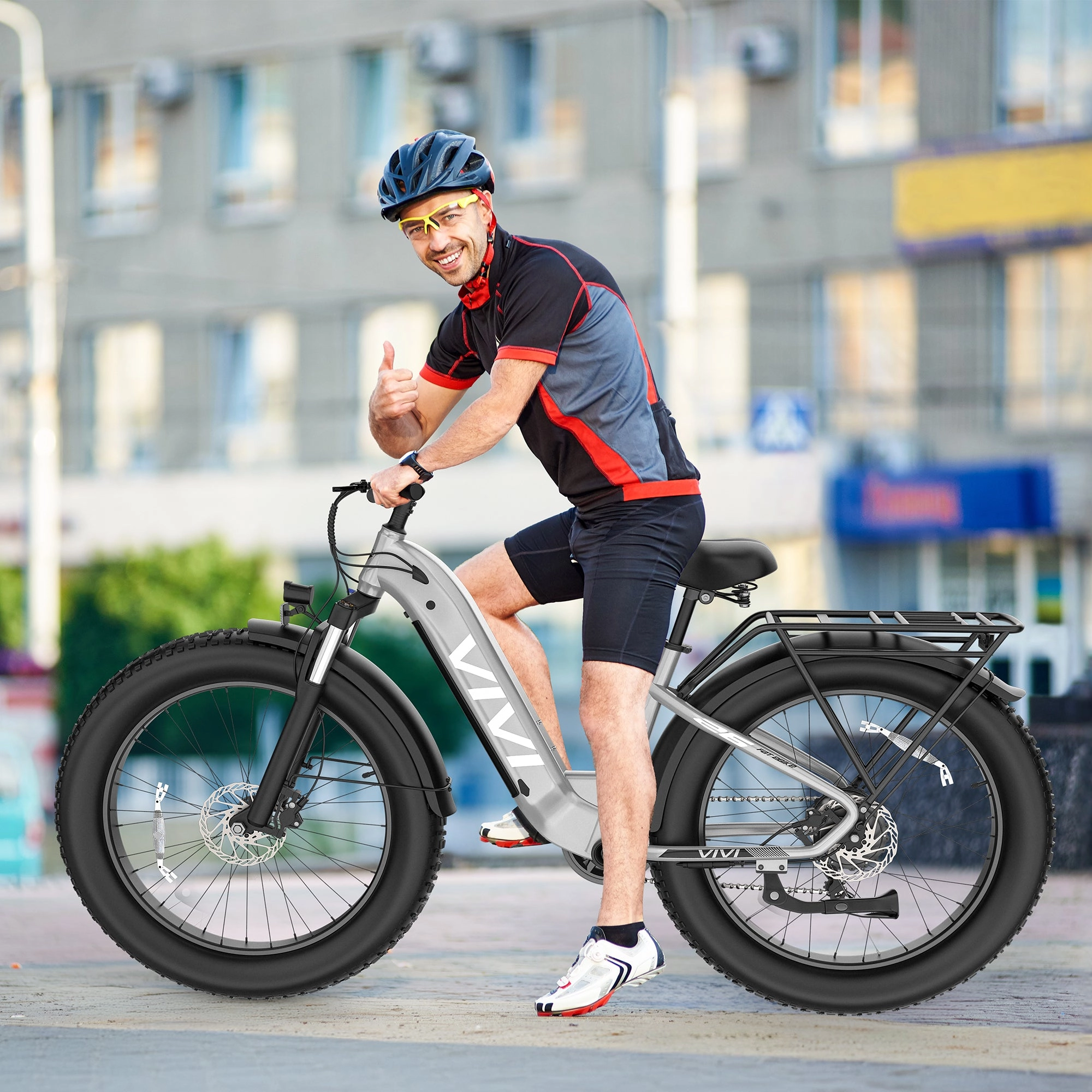VIVI ACE07 Electric Bike Step Thru Fat Tire Electric Bike UL2849 Certified
