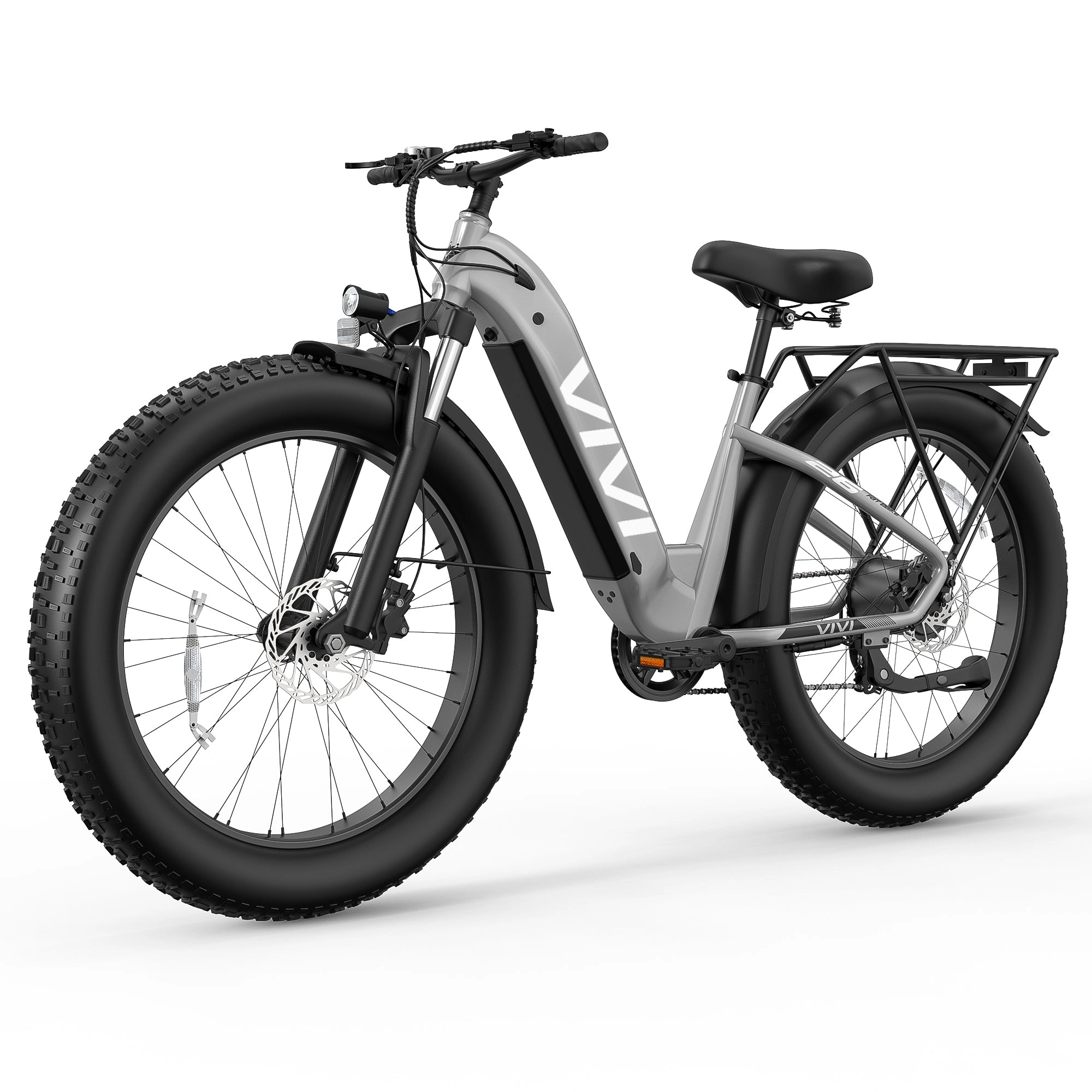 VIVI ACE07 Electric Bike Step Thru Fat Tire Electric Bike UL2849 Certified