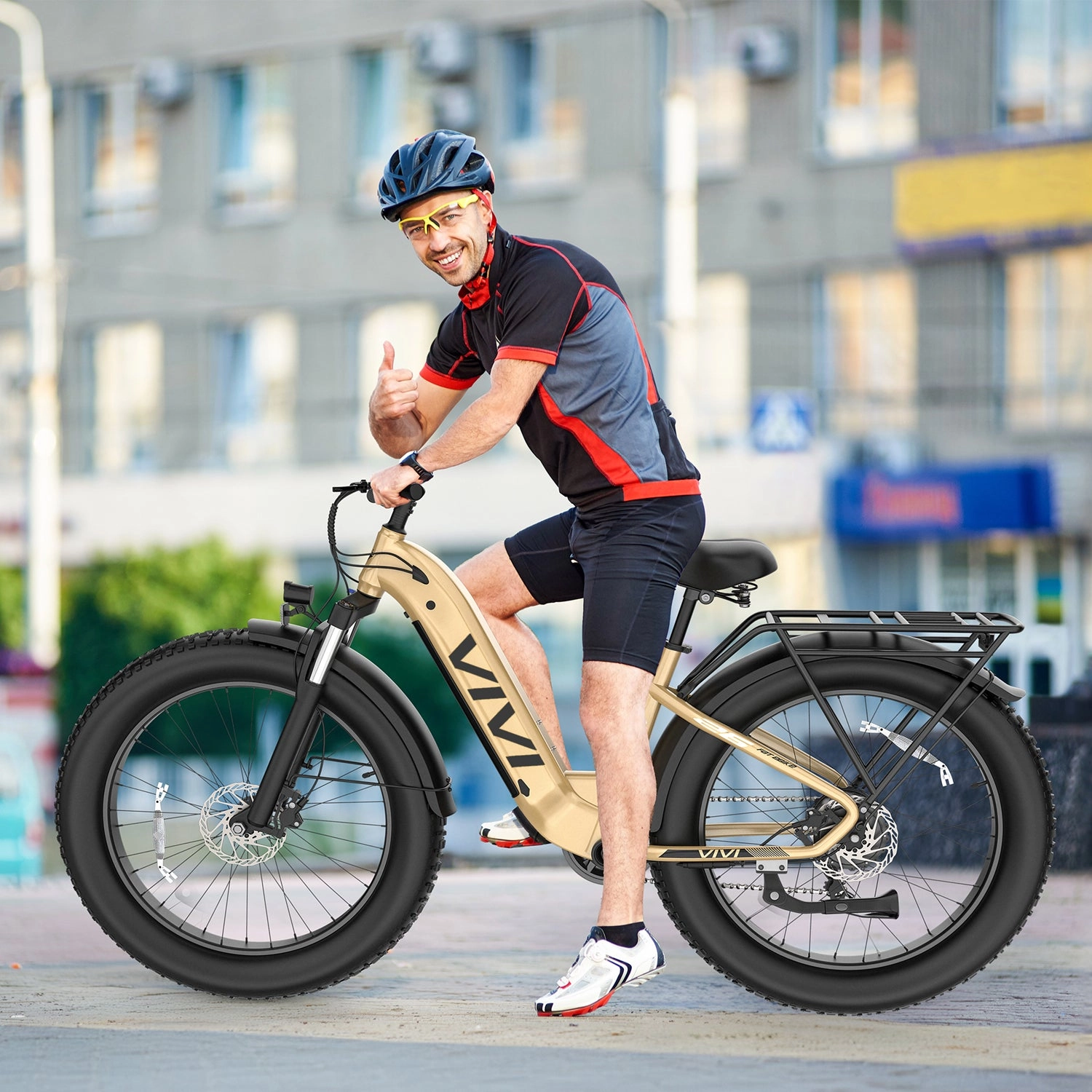 VIVI ACE07 Electric Bike Step Thru Fat Tire Electric Bike UL2849 Certified