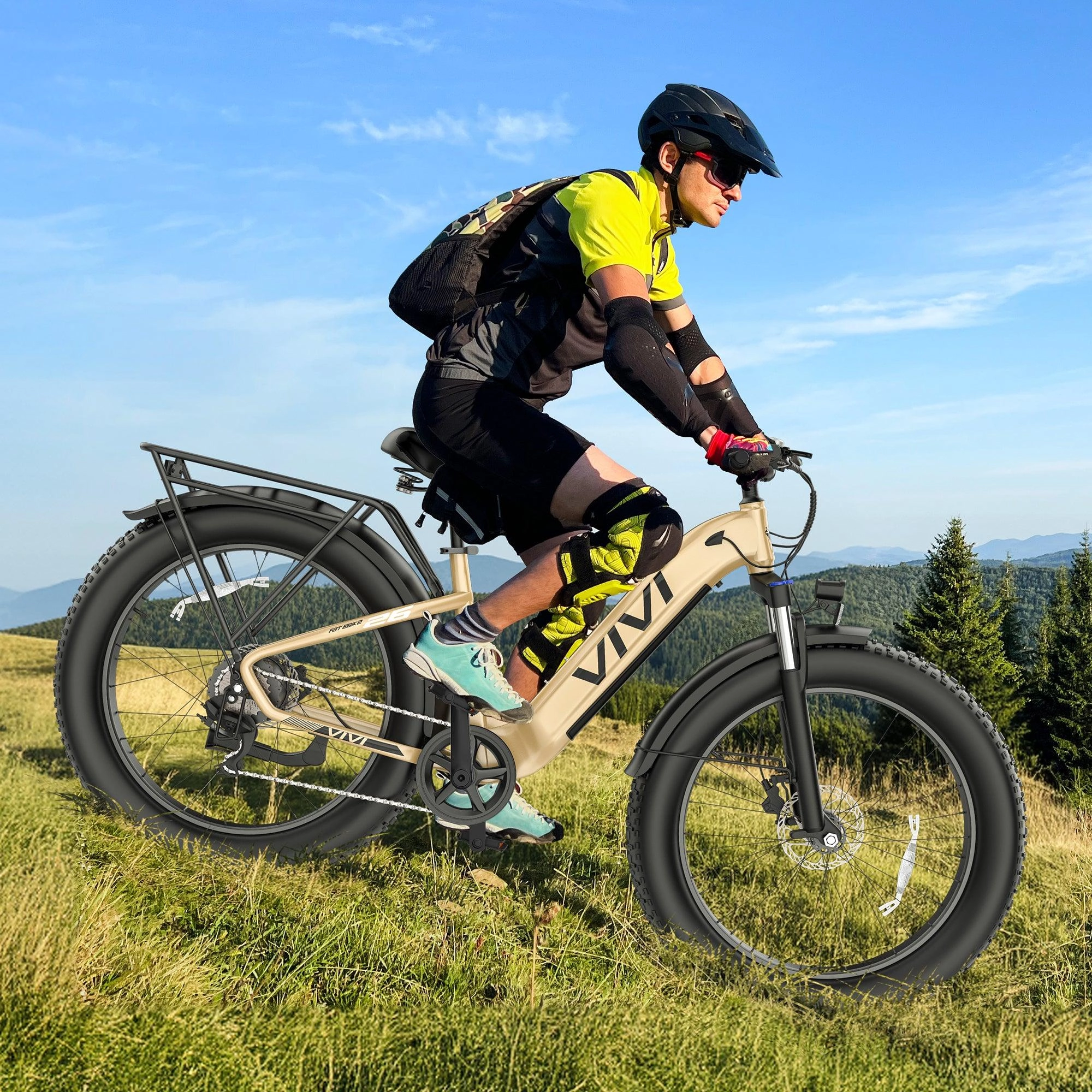 VIVI ACE07 Electric Bike Step Thru Fat Tire Electric Bike UL2849 Certified