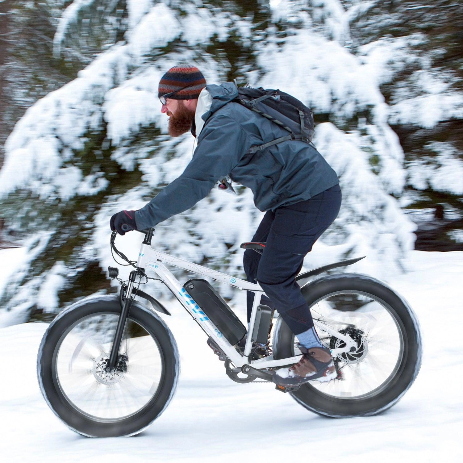 VIVI F26FUL Electric Bike Long Range Fat Tire Electric Bike UL2849 Certified