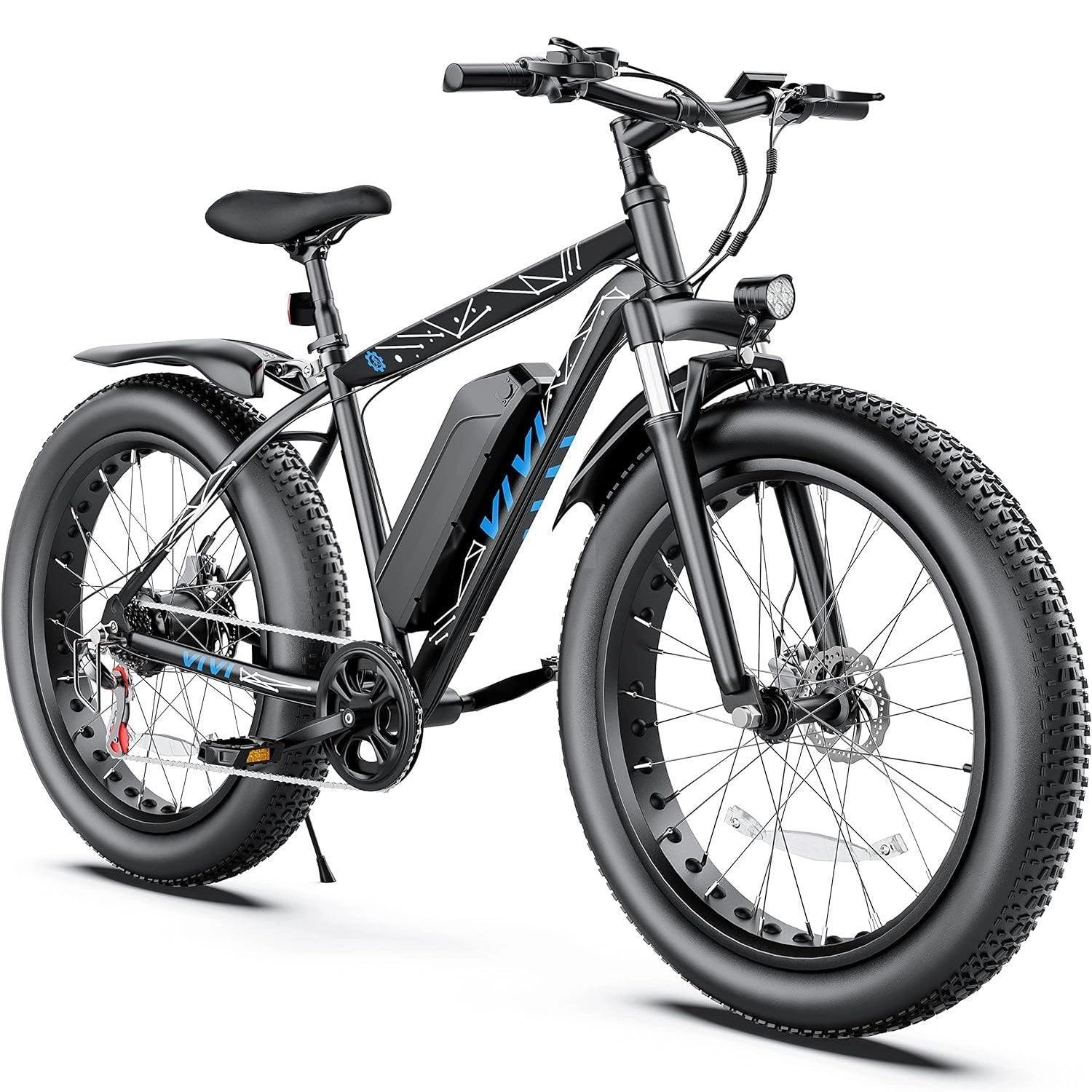 VIVI F26FUL Electric Bike Long Range Fat Tire Electric Bike UL2849 Certified