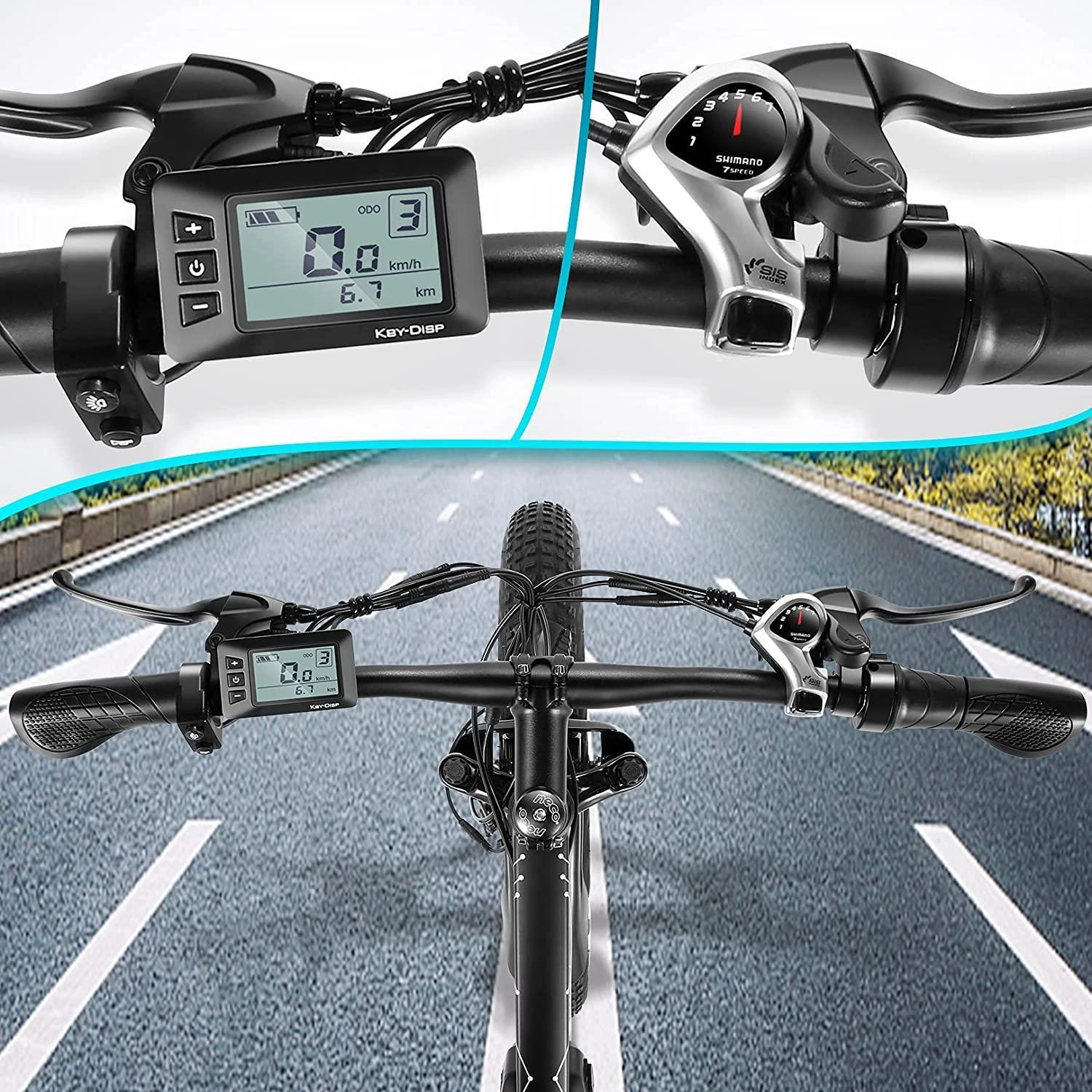 VIVI F26FUL Electric Bike Long Range Fat Tire Electric Bike UL2849 Certified