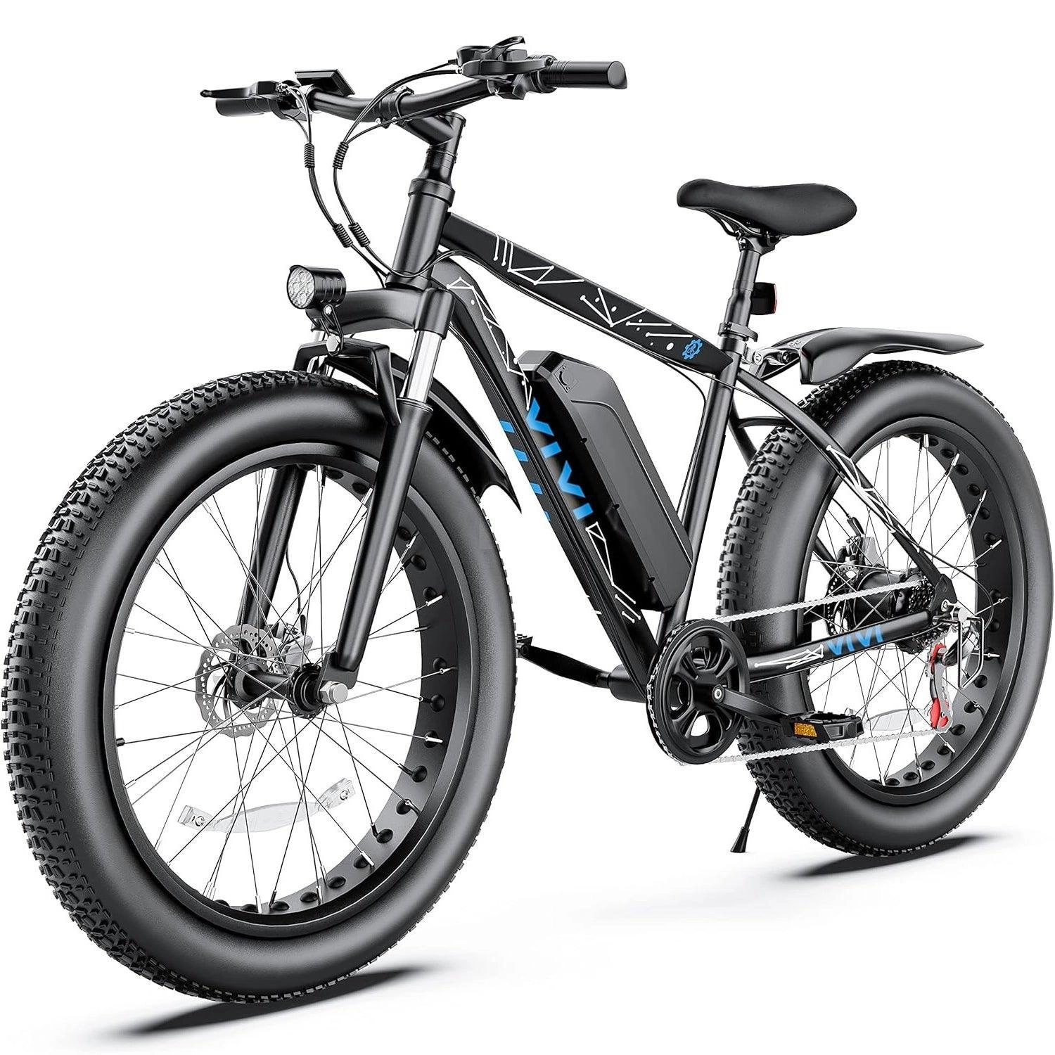 VIVI F26FUL Electric Bike Long Range Fat Tire Electric Bike UL2849 Certified